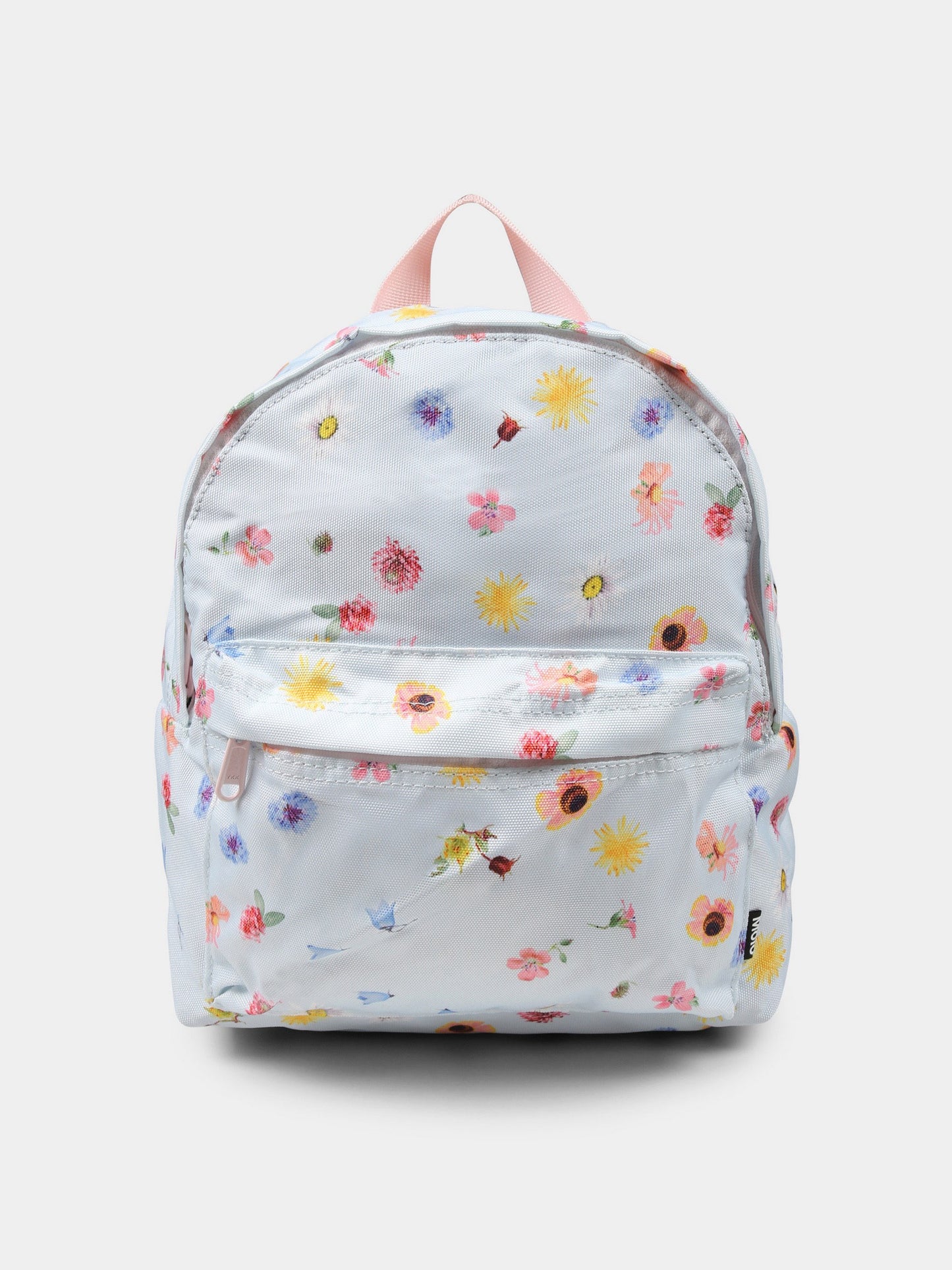 Sac à dos bleu clair pour fille avce fleurs