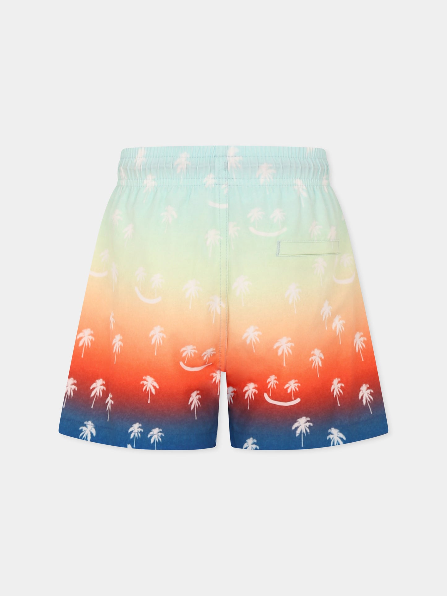 Boxer Niko multicolor per bambino con smile e palme,Molo,8S25P403 3805