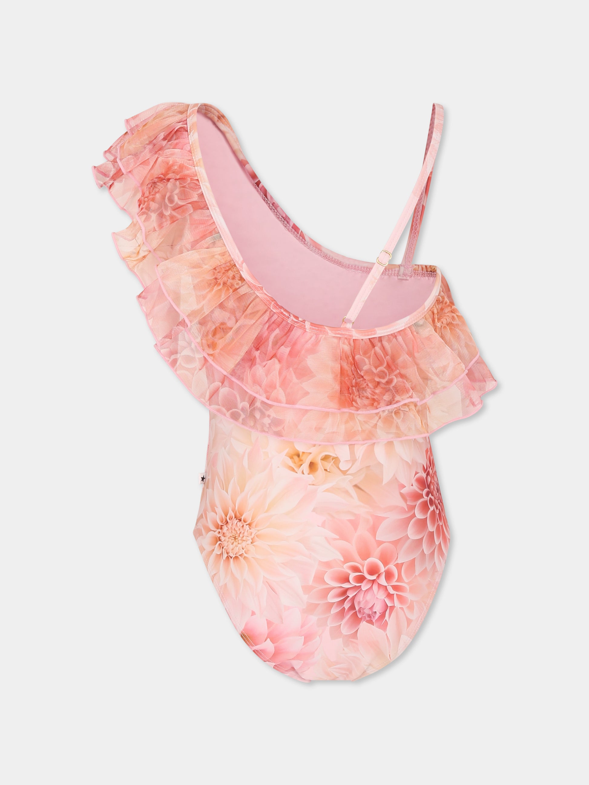 Costume intero Nilla rosa con stampa floreale,Molo,8S25P512 9243