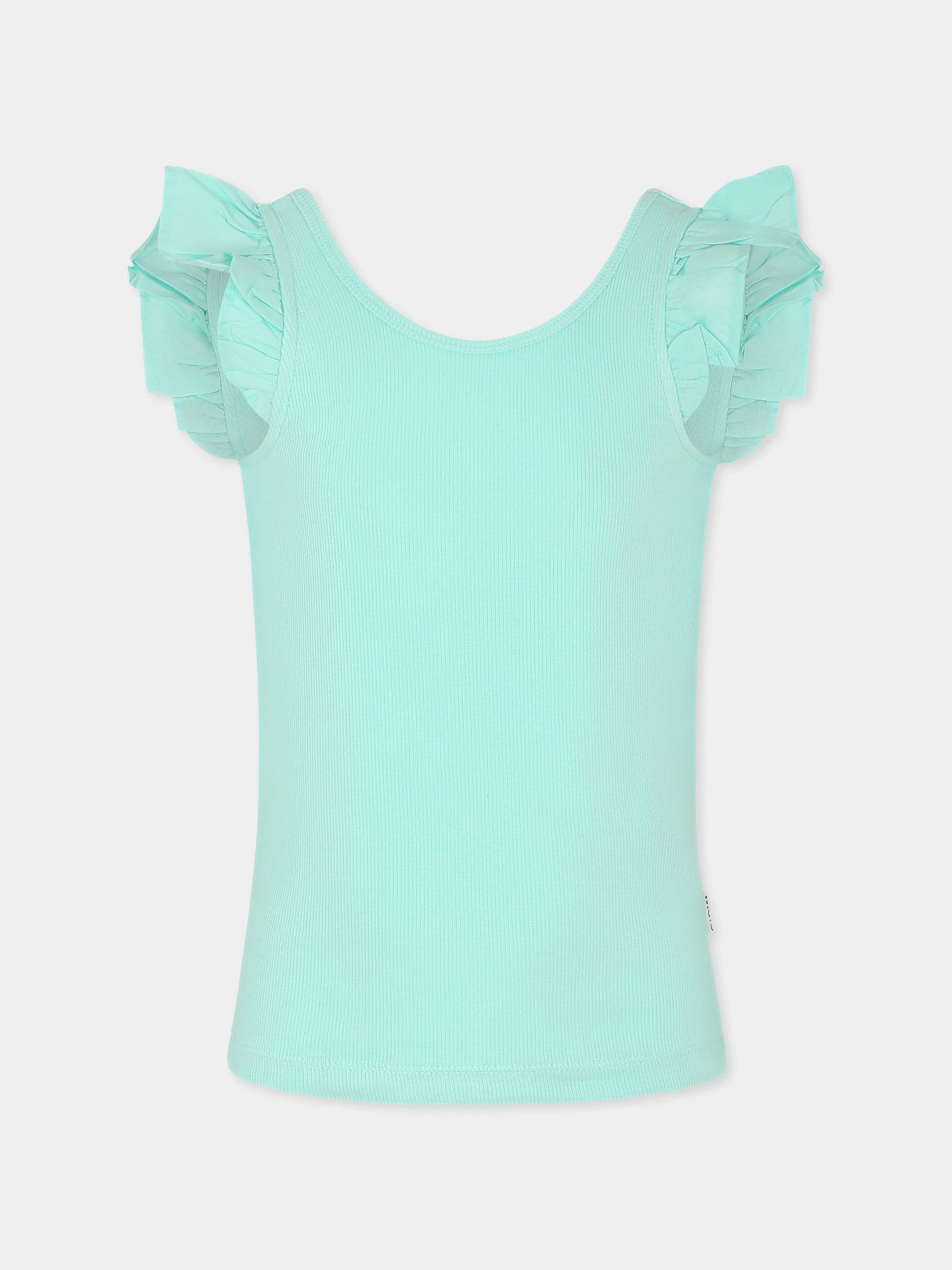 Canotta Ranja verde per bambina,Molo,2S25A106 5472