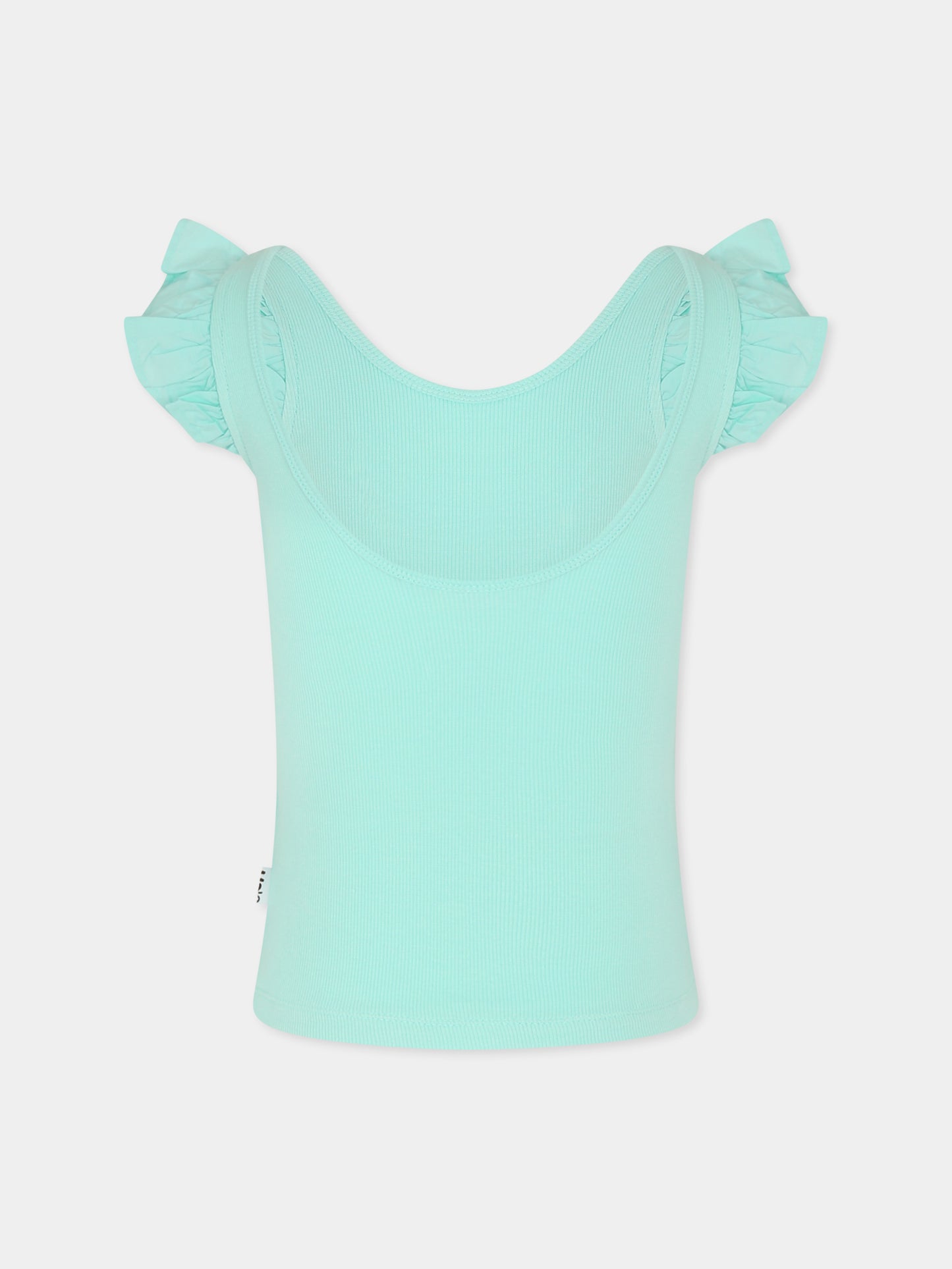 Canotta Ranja verde per bambina,Molo,2S25A106 5472