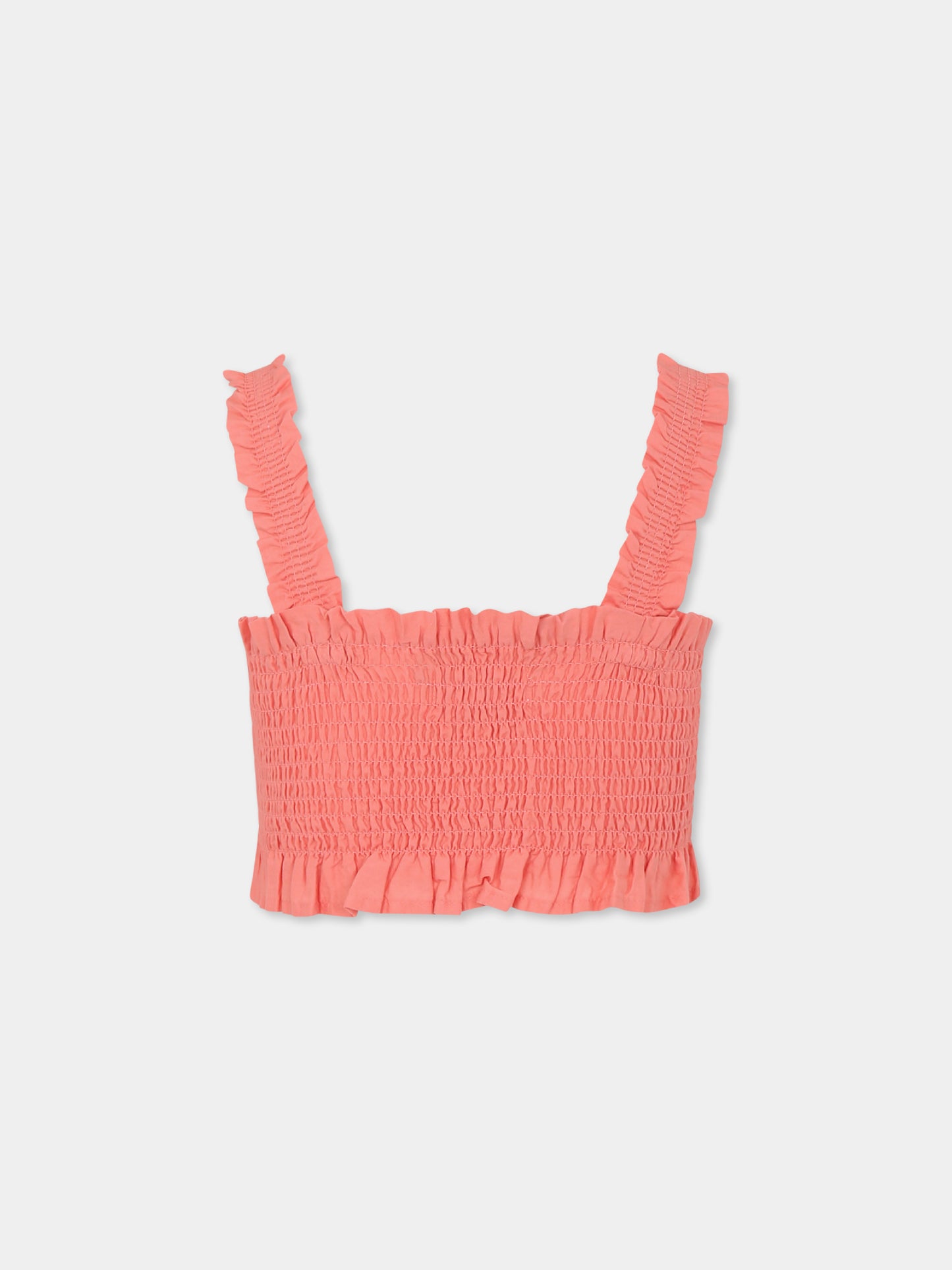 Top crop Rolfia rosa per bambina,Molo,2S25C401 8355