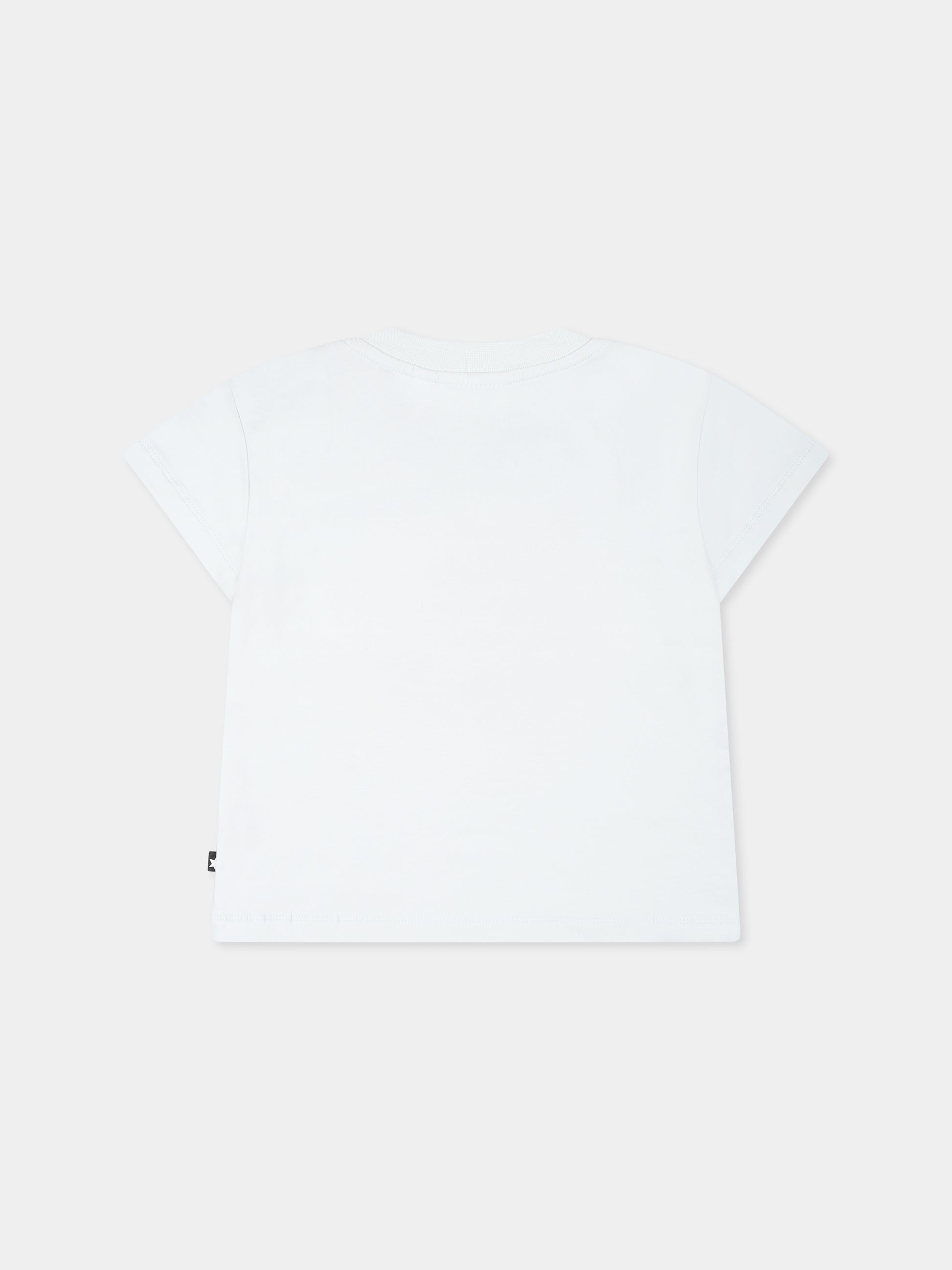 T-shirt Enzo celeste per neonati con gatto,Molo,6S25A204 3914