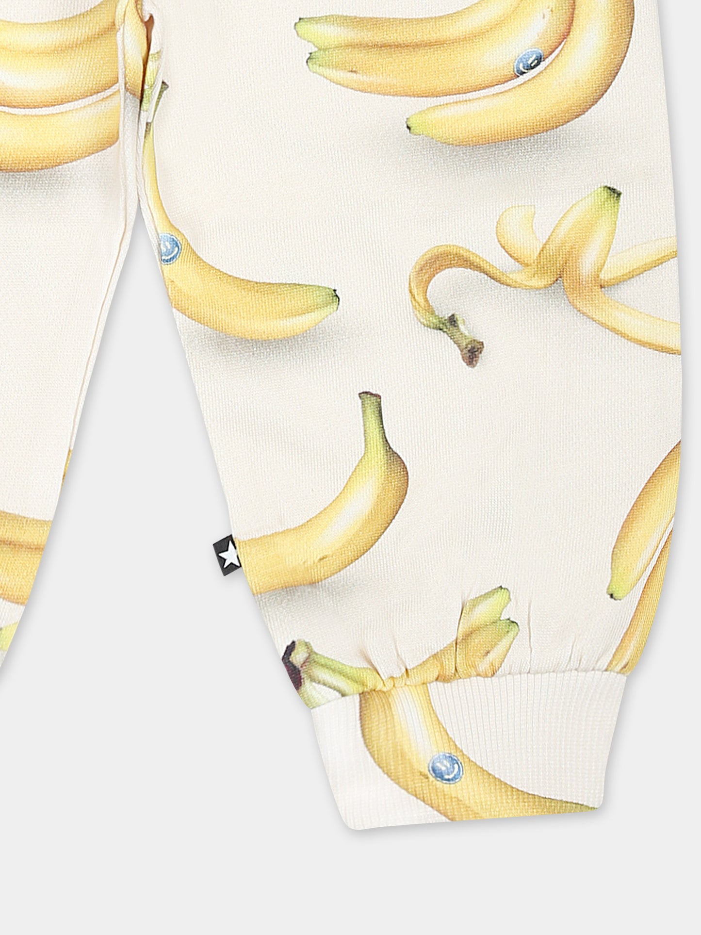 Pantaloni Simeon avorio per neonati con banana,Molo,6S25I206 9304