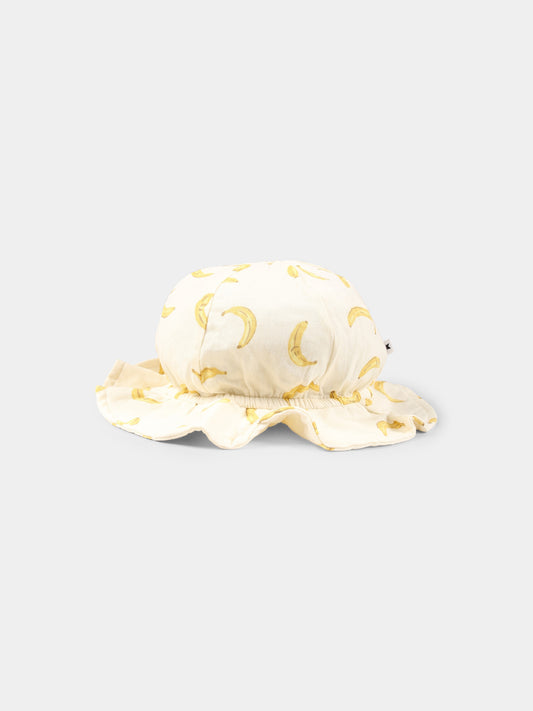Cloche Noel avorio per bambini con banana all over,Molo,7S25T205 9358