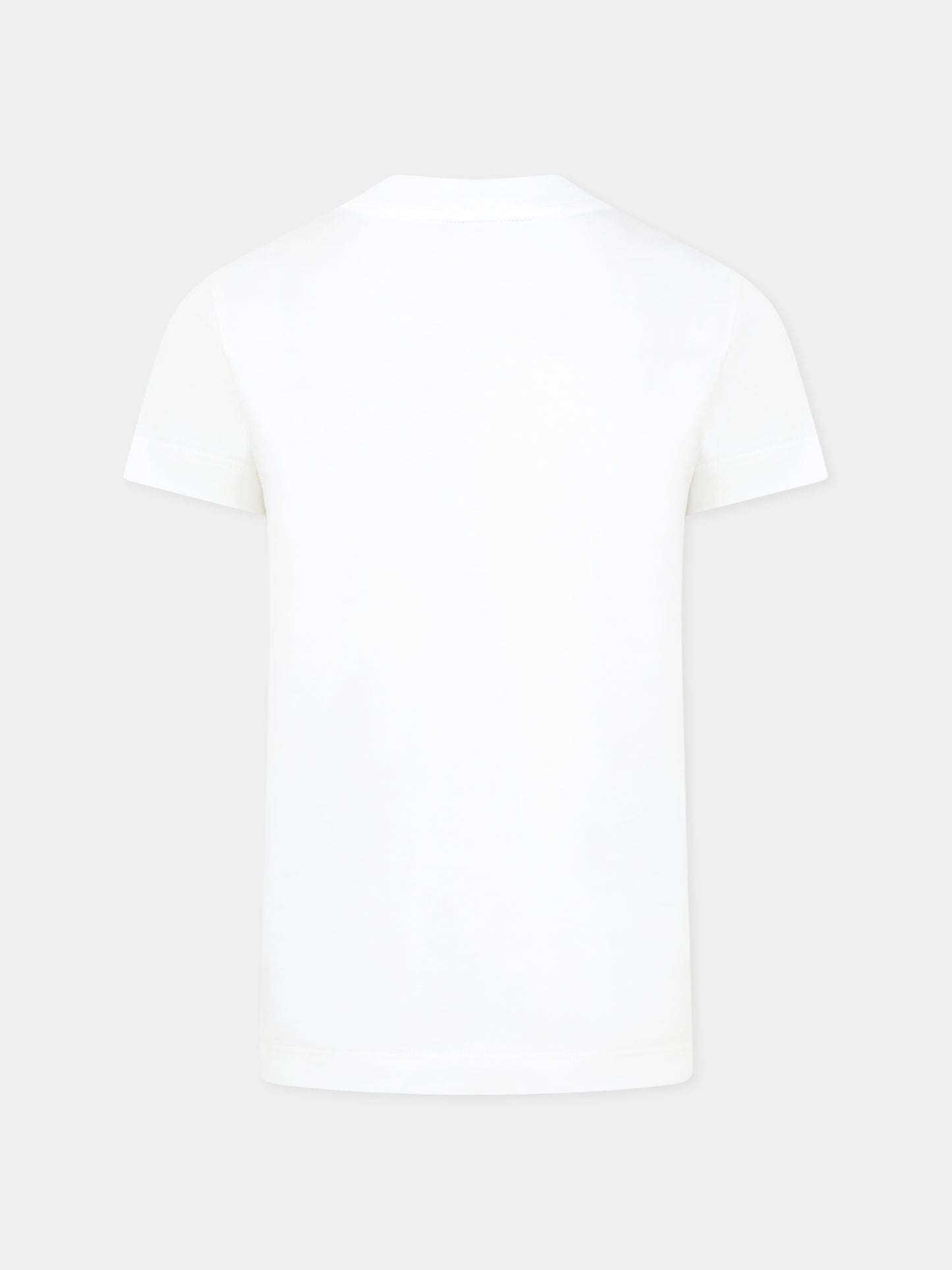 T-shirt blanc pour enfants avec cravate