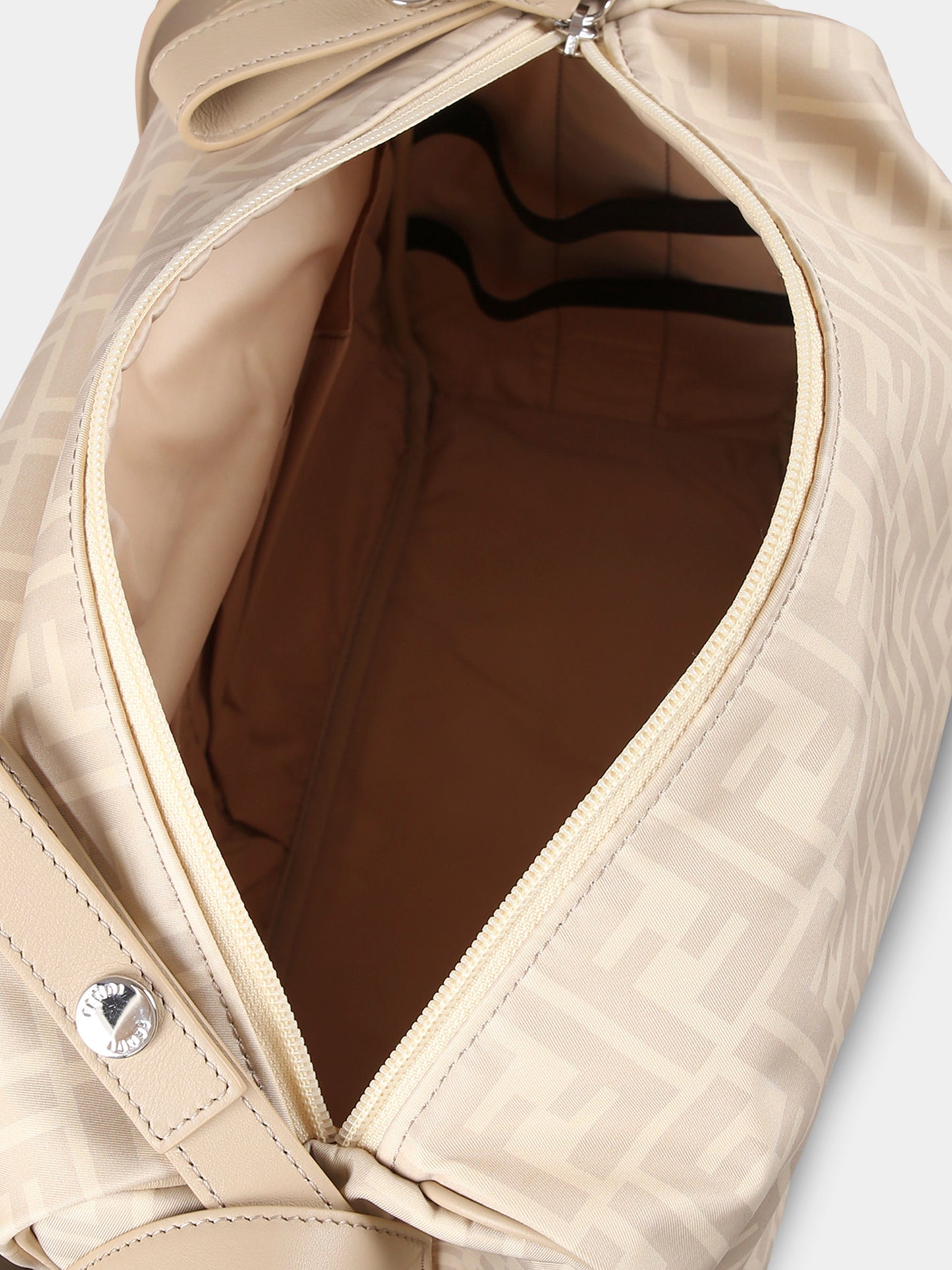 Borsa mamma beige per neonati con FF,Fendi Kids,7VB020 ARDI F1734