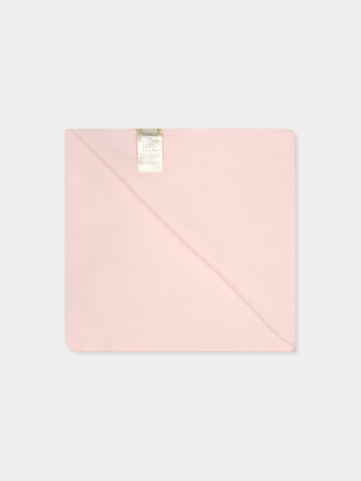 Couverture rose pour bébé fille avec FF