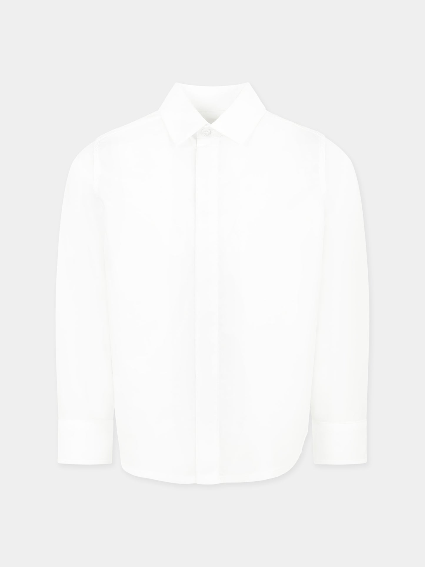 Chemise blanche pour garçon avec FF