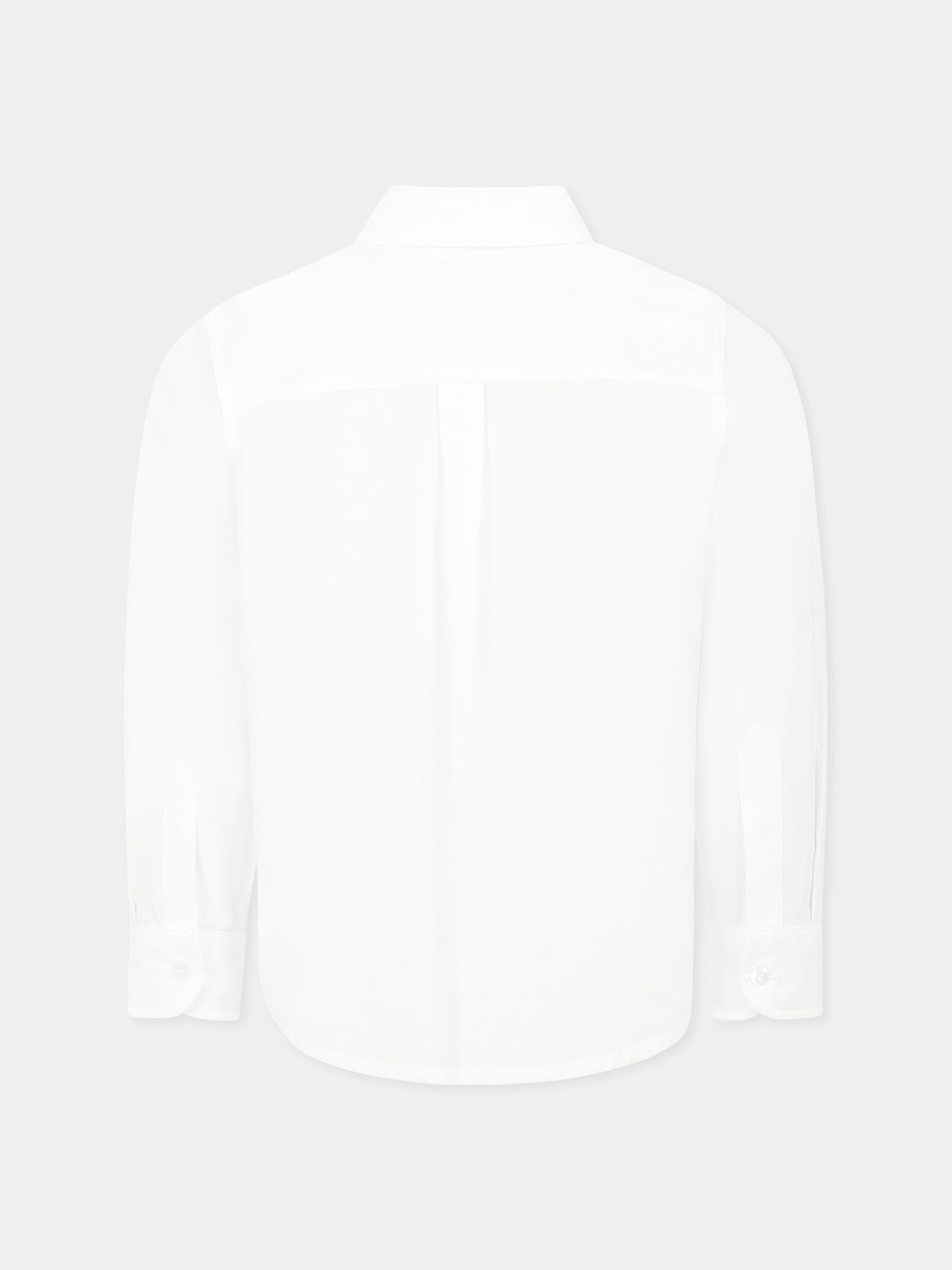 Chemise blanche pour garçon avec FF