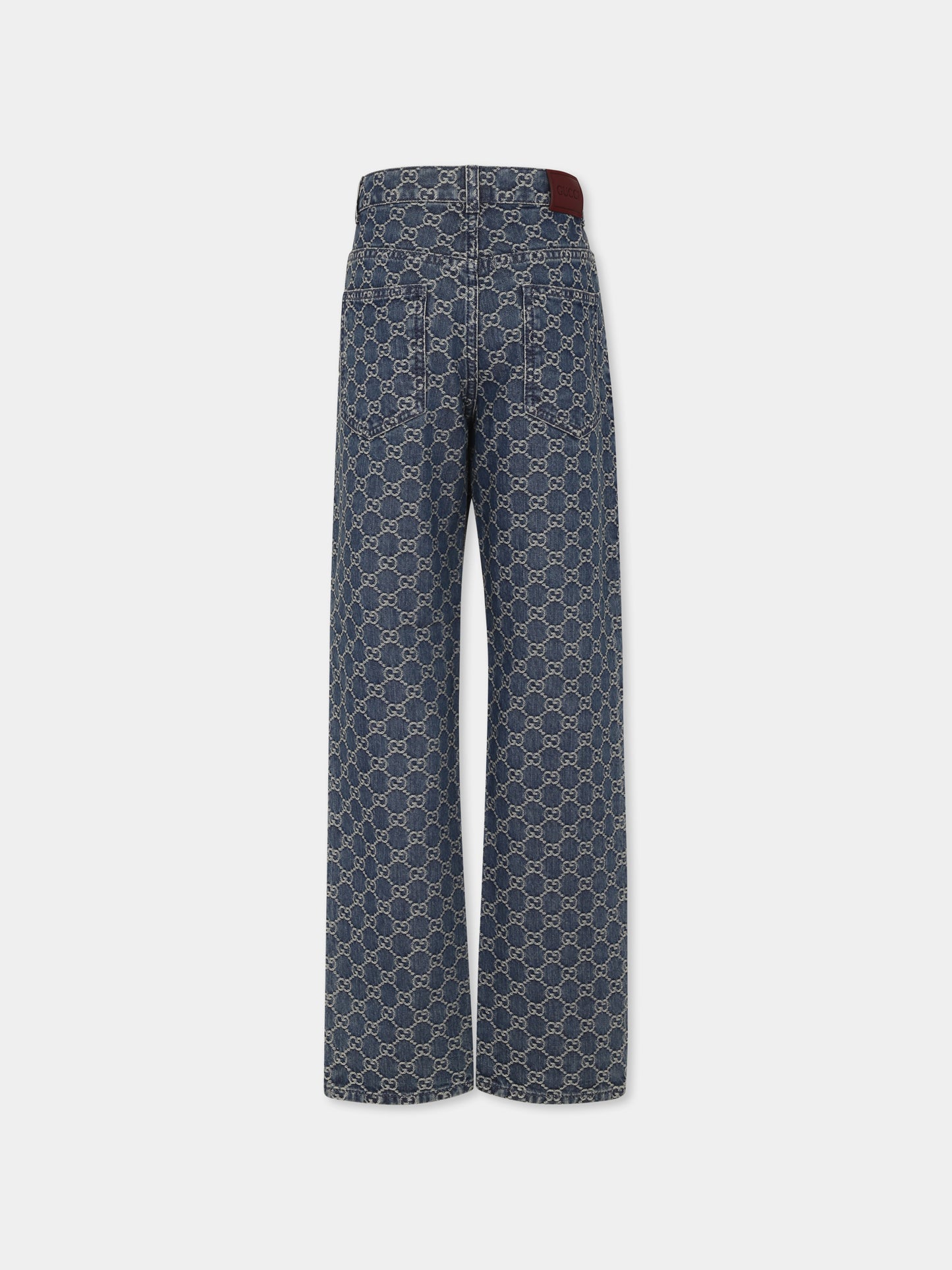Jeans denim per bambini con GG,Gucci Kids,638161 XDC6G 4266