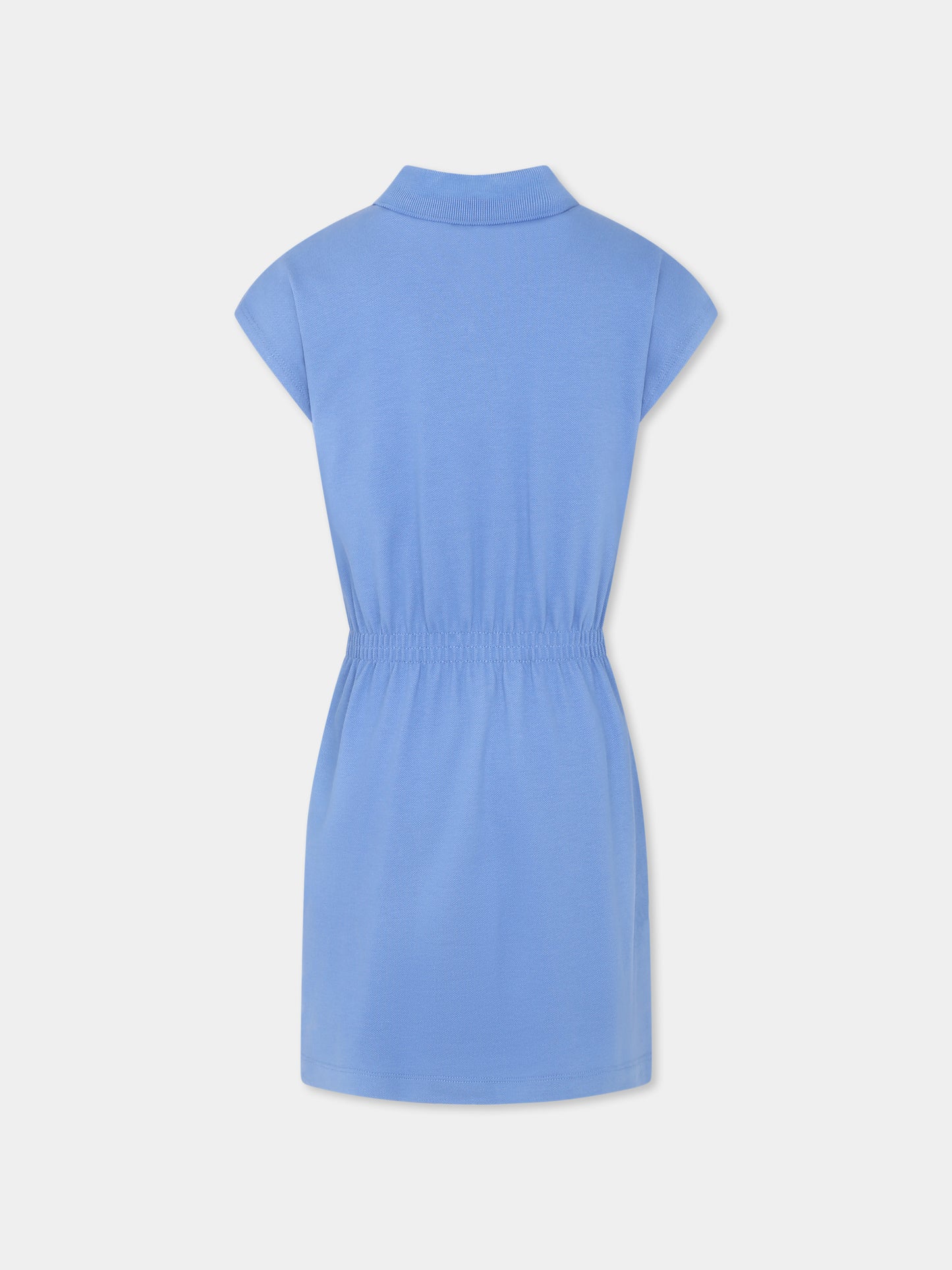 Robe bleu clair pour fille avec détail Web