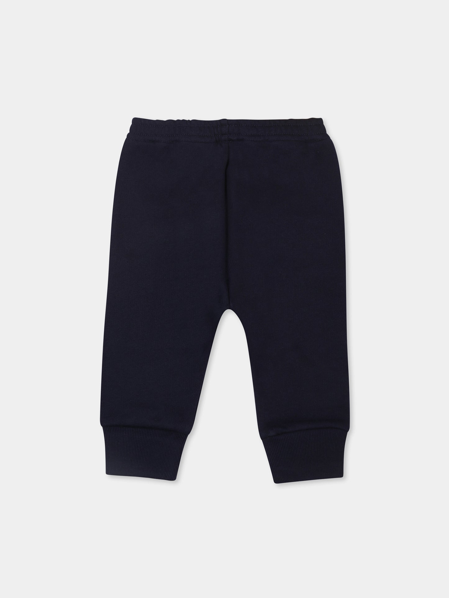 Pantalon bleu pour bébé enfants avec logo