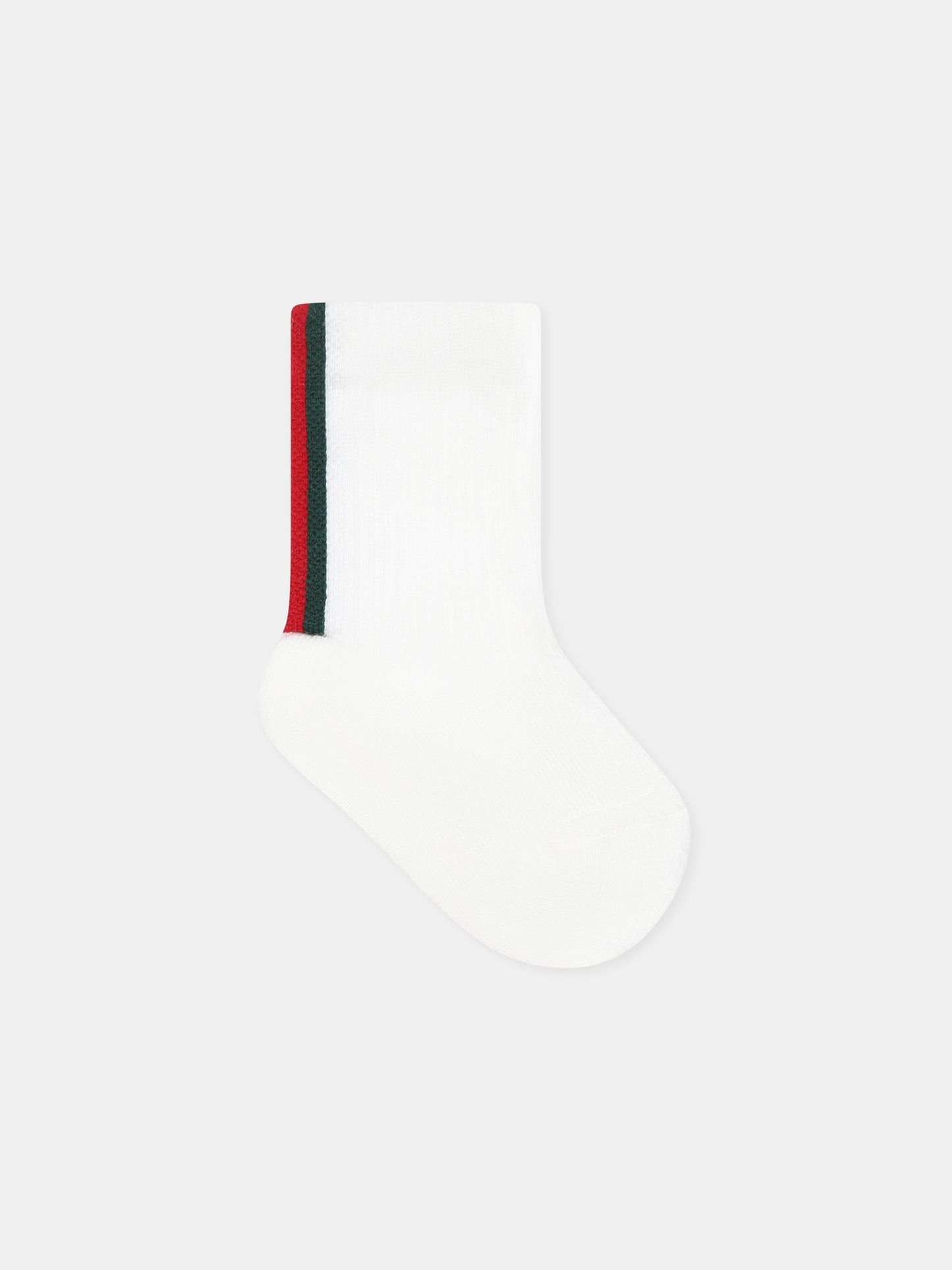 Chaussettes blanches pour bébé enfants avec détail Web