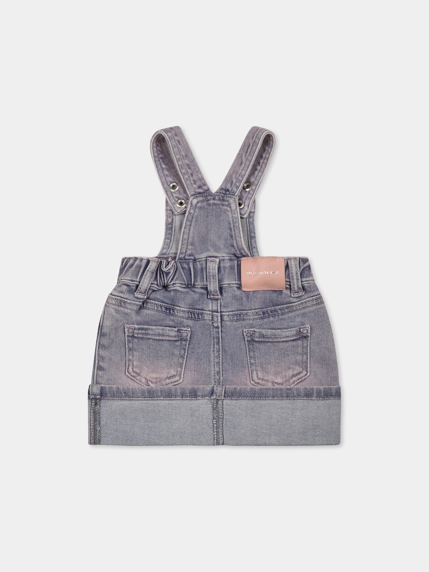 Jean denim pour bébé fille avec roses