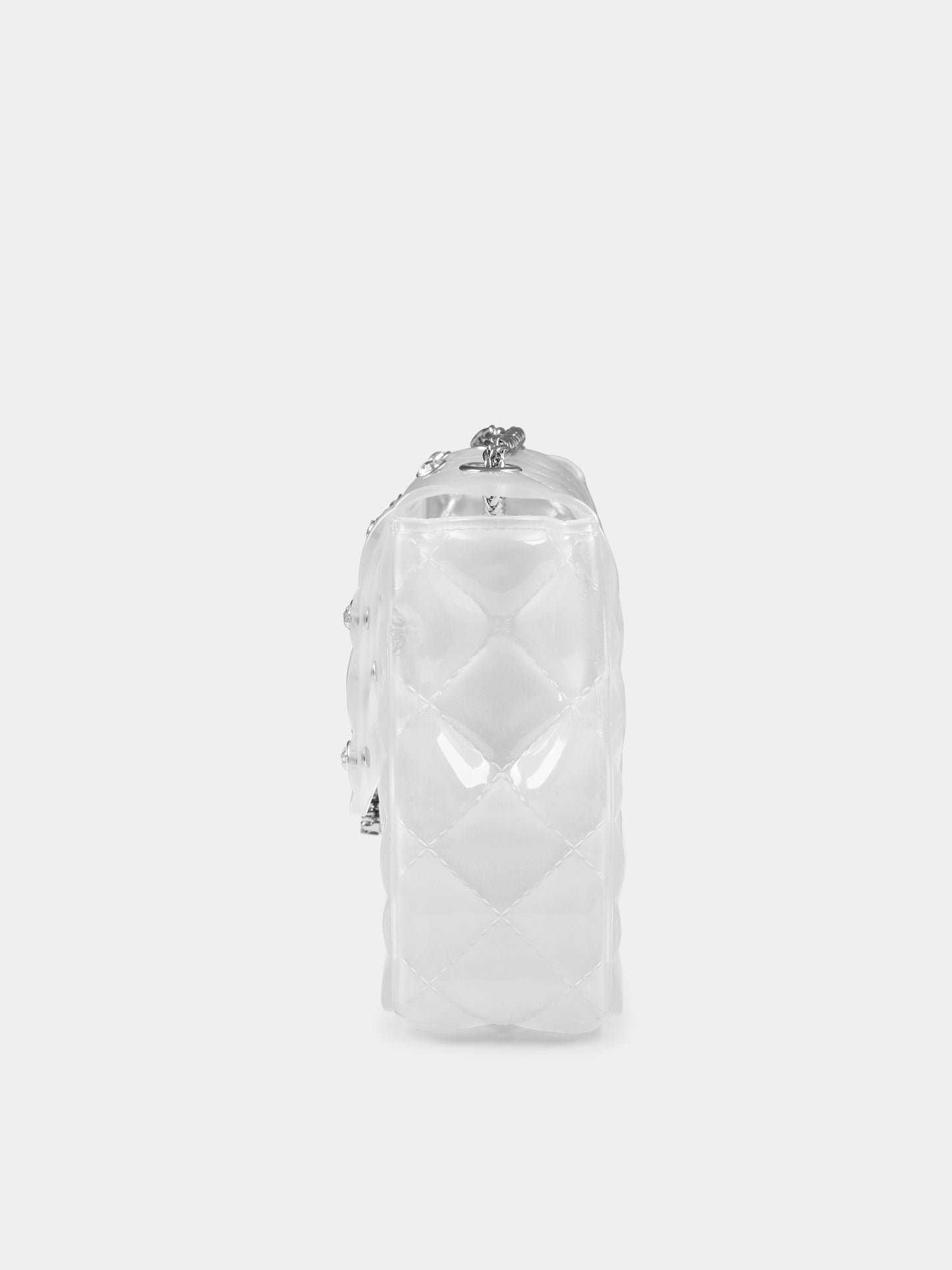 Sac blanc pour fille avec cristaux