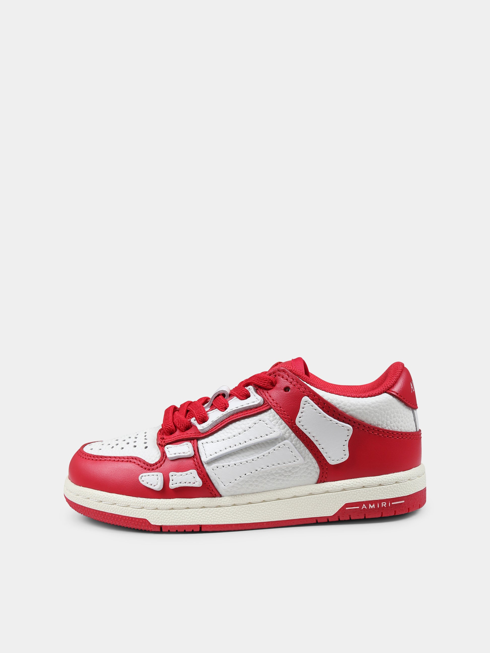 Sneakers rosse per bambini con logo,Amiri,AKFOSR1019 VARSITY RED