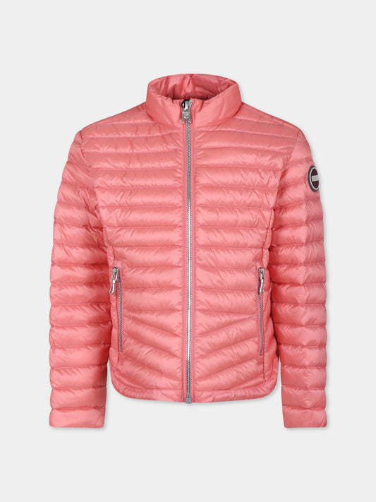 Piumino rosa per bambina con logo,Colmar Originals Kids,3457A 9VX 651