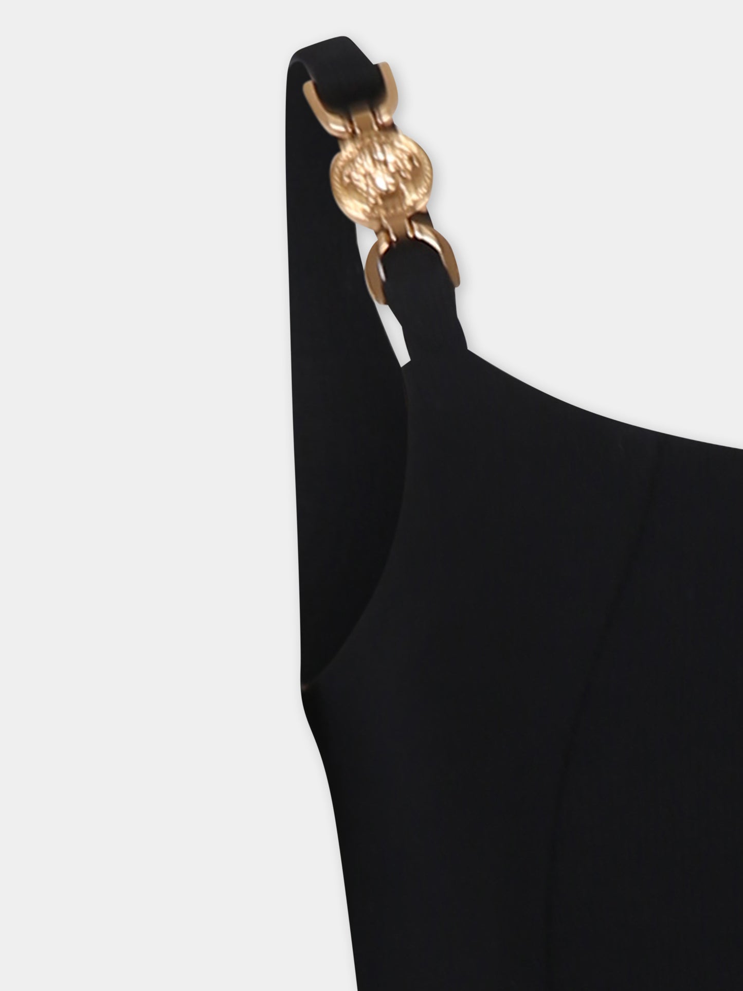 Top noir pour fille avec Medusa '95