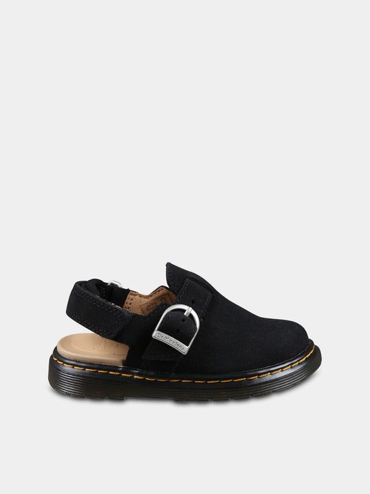 Sabot Jorgie neri per bambini,Dr. Martens,JORGIE T 40468001 BLACK