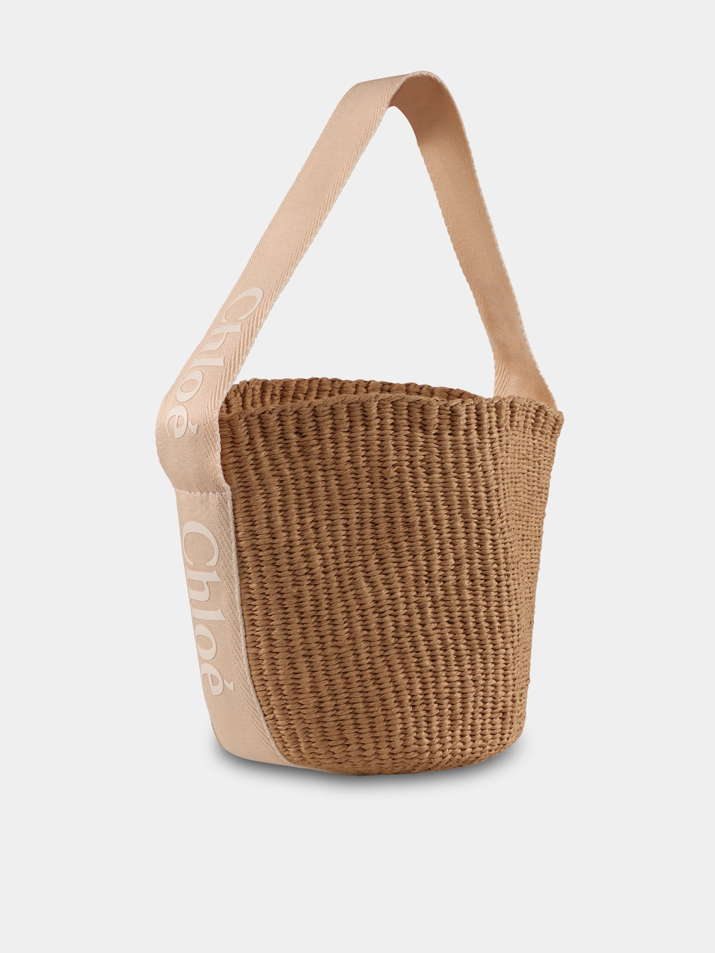 Sac marron pour fille avec logo