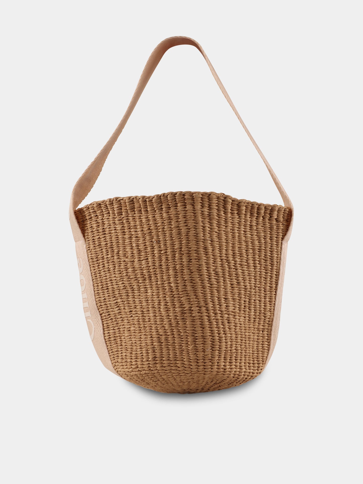 Sac marron pour fille avec logo