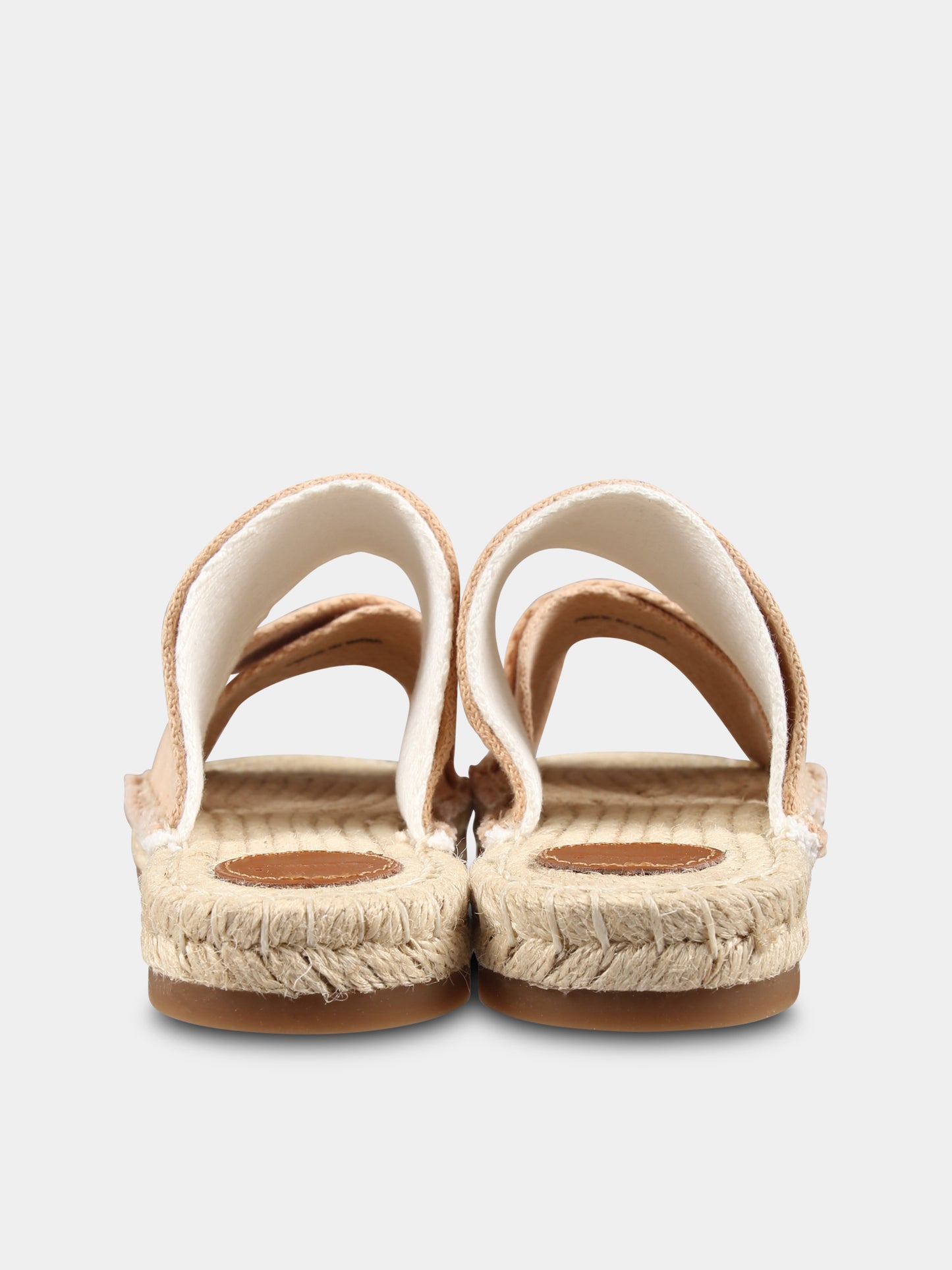 Ciabatte rosa per bambina con logo,Chloé Kids,C20512 231