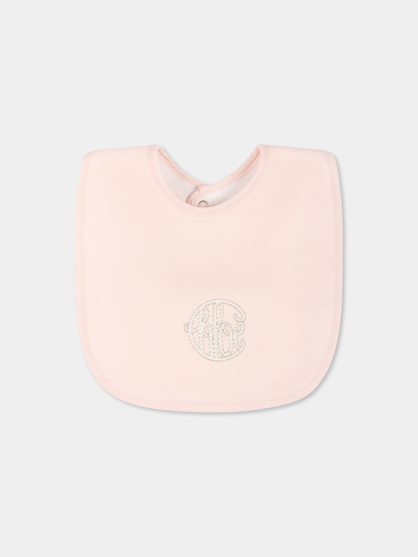 Set rosa per neonata con logo,Chloé Kids,C20416 45Q