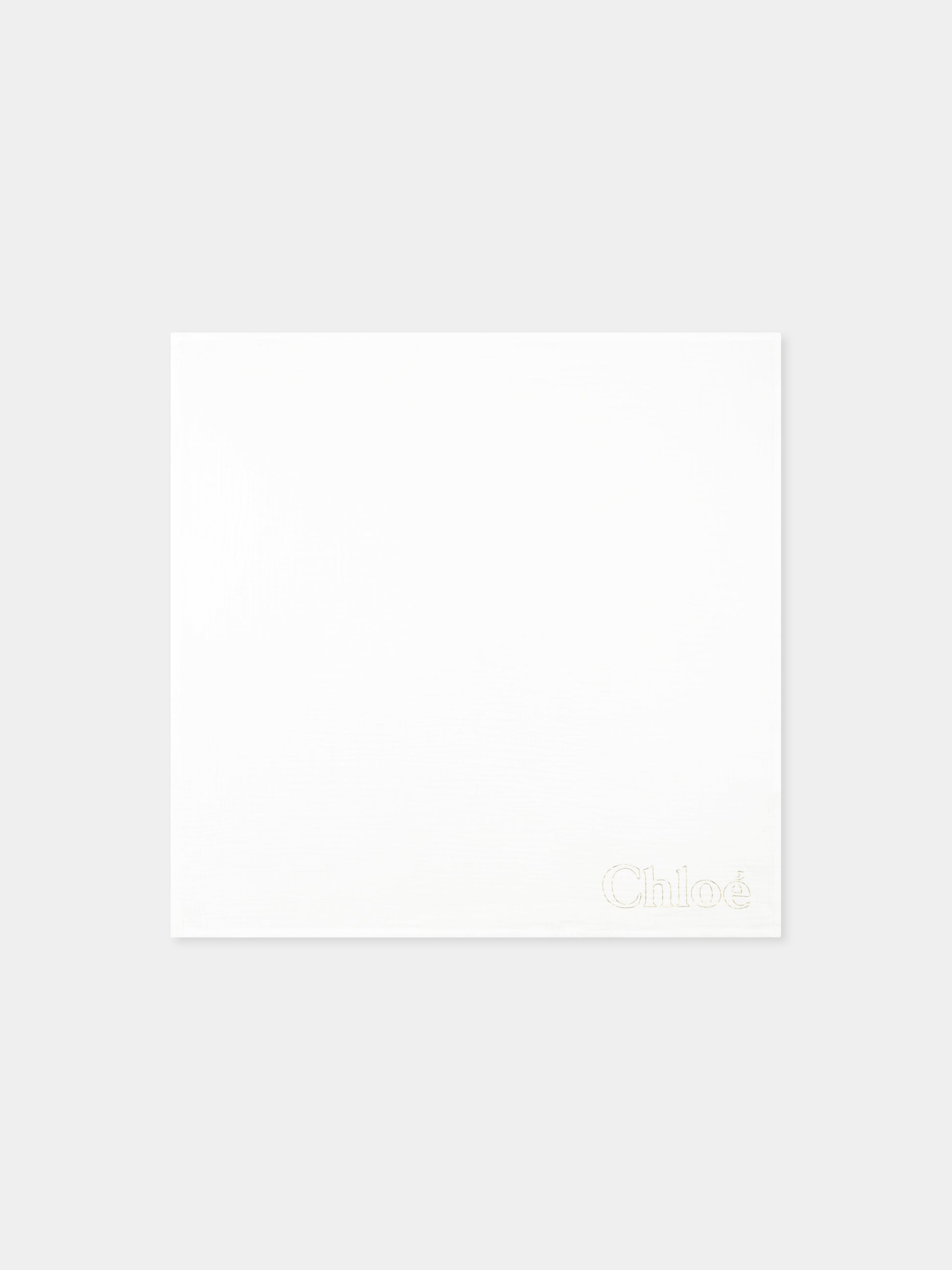 Set pochette rosa per neonata con logo,Chloé Kids,C20561 Z41