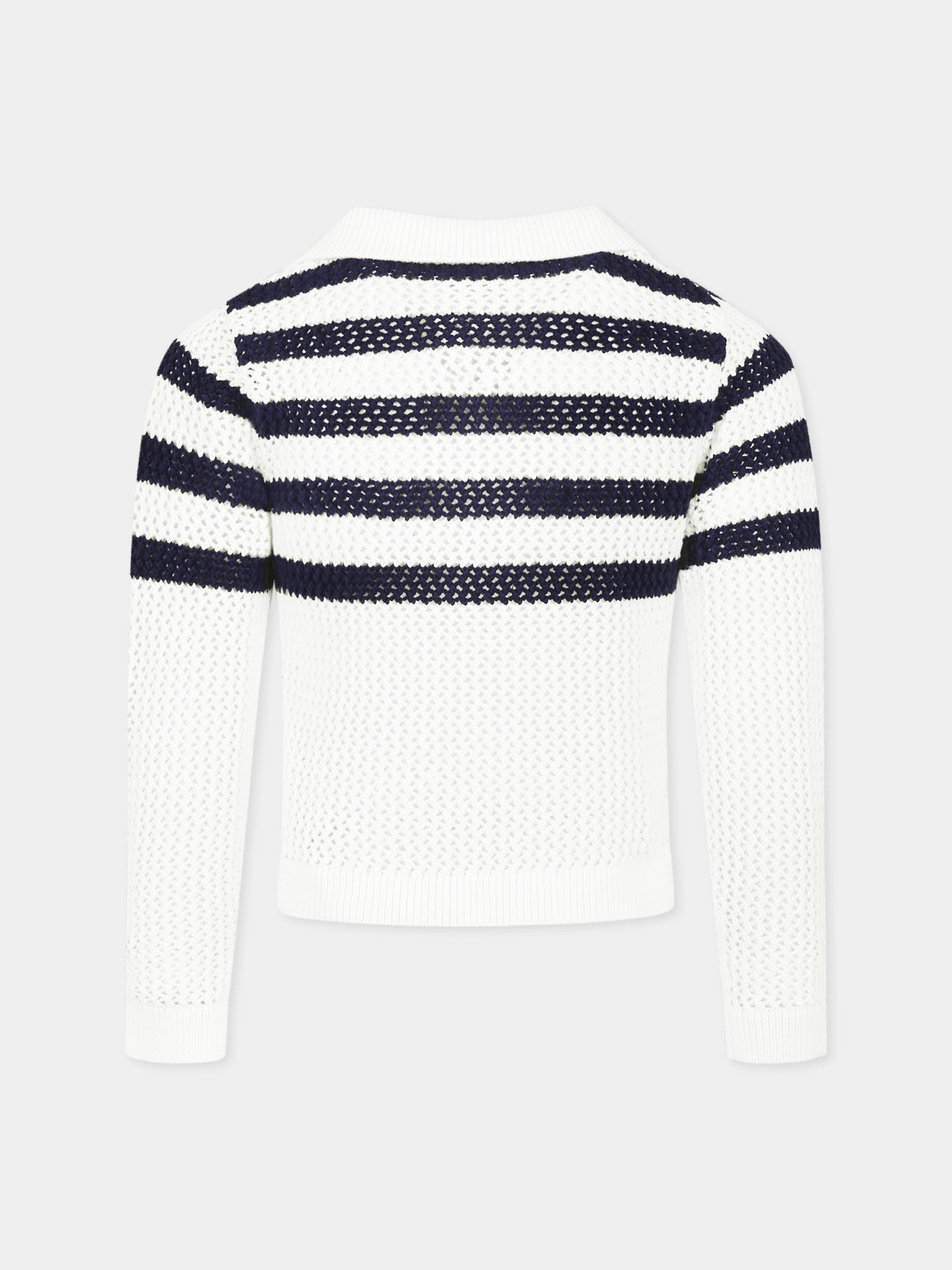 Maglione bianco per bambina con motivo 4G,Givenchy Kids,H30810 Z40