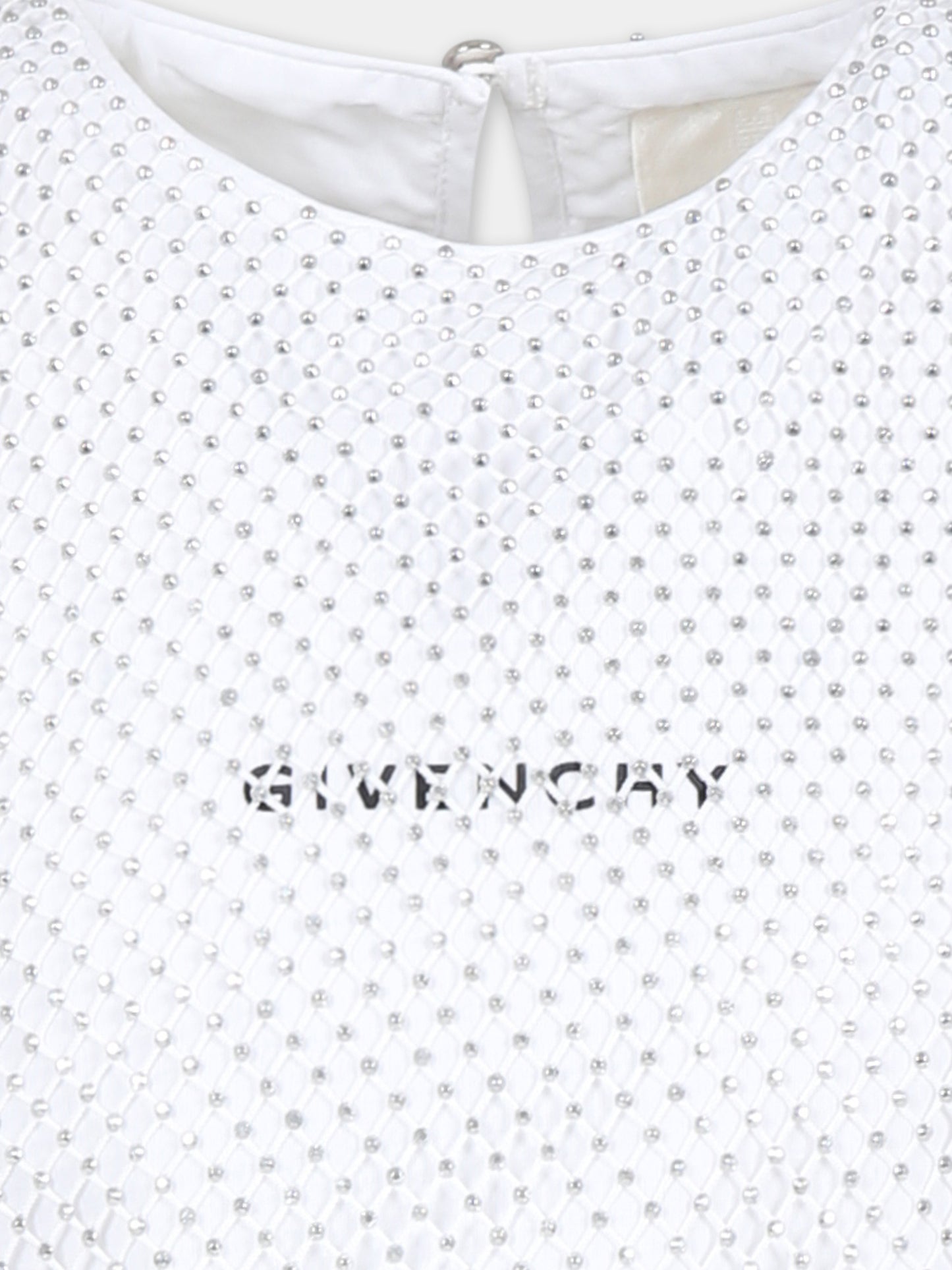 Top gris pour fille avec logo