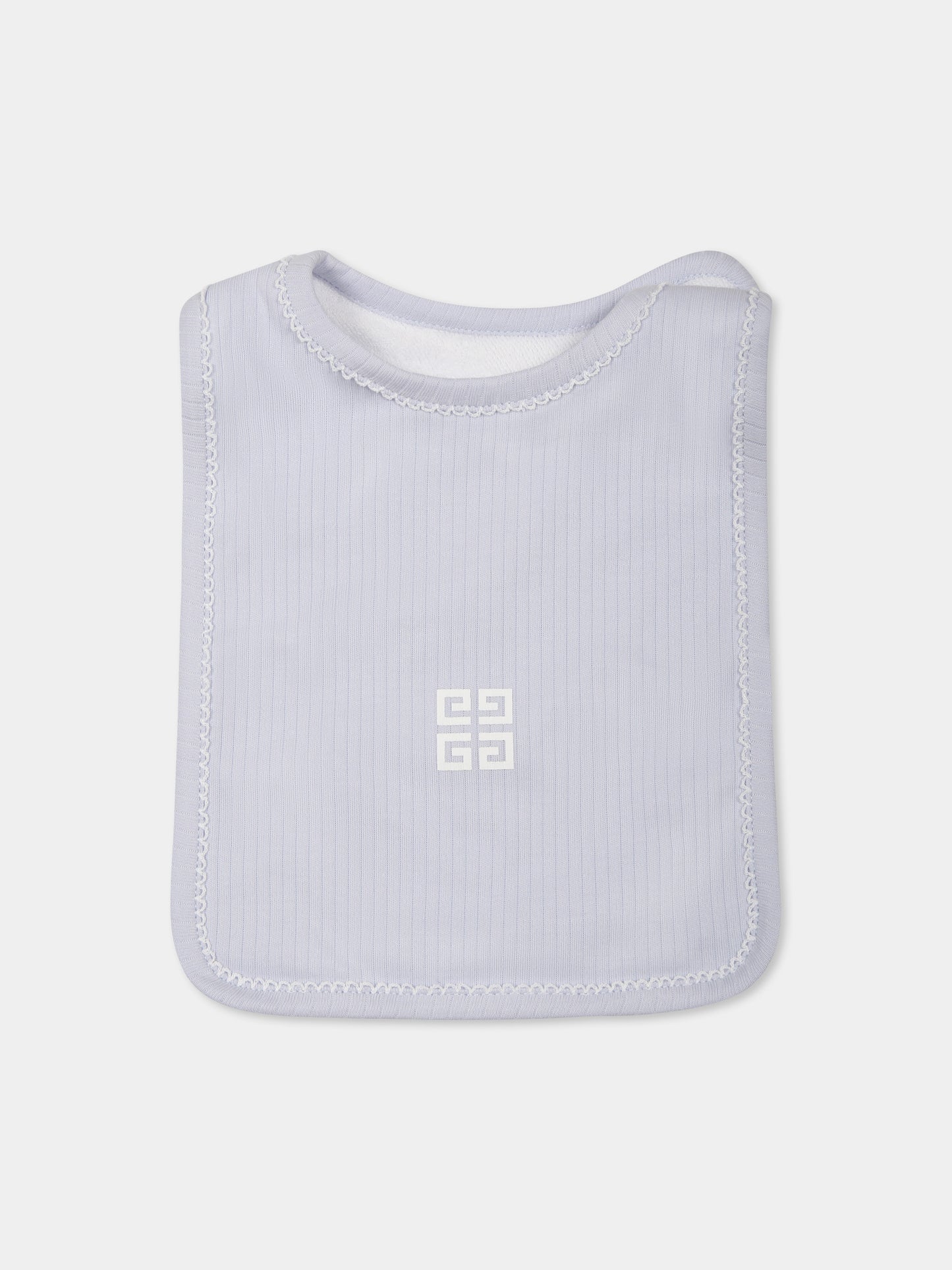 Ensemble combinaison bleu clair pour bébé garçon avec logo