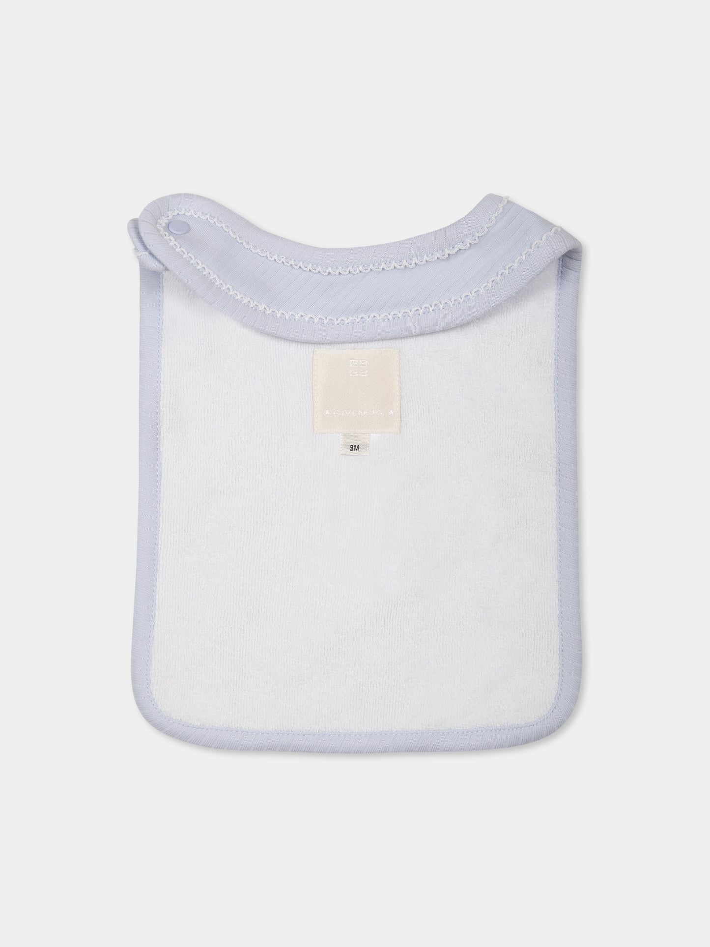 Ensemble combinaison bleu clair pour bébé garçon avec logo