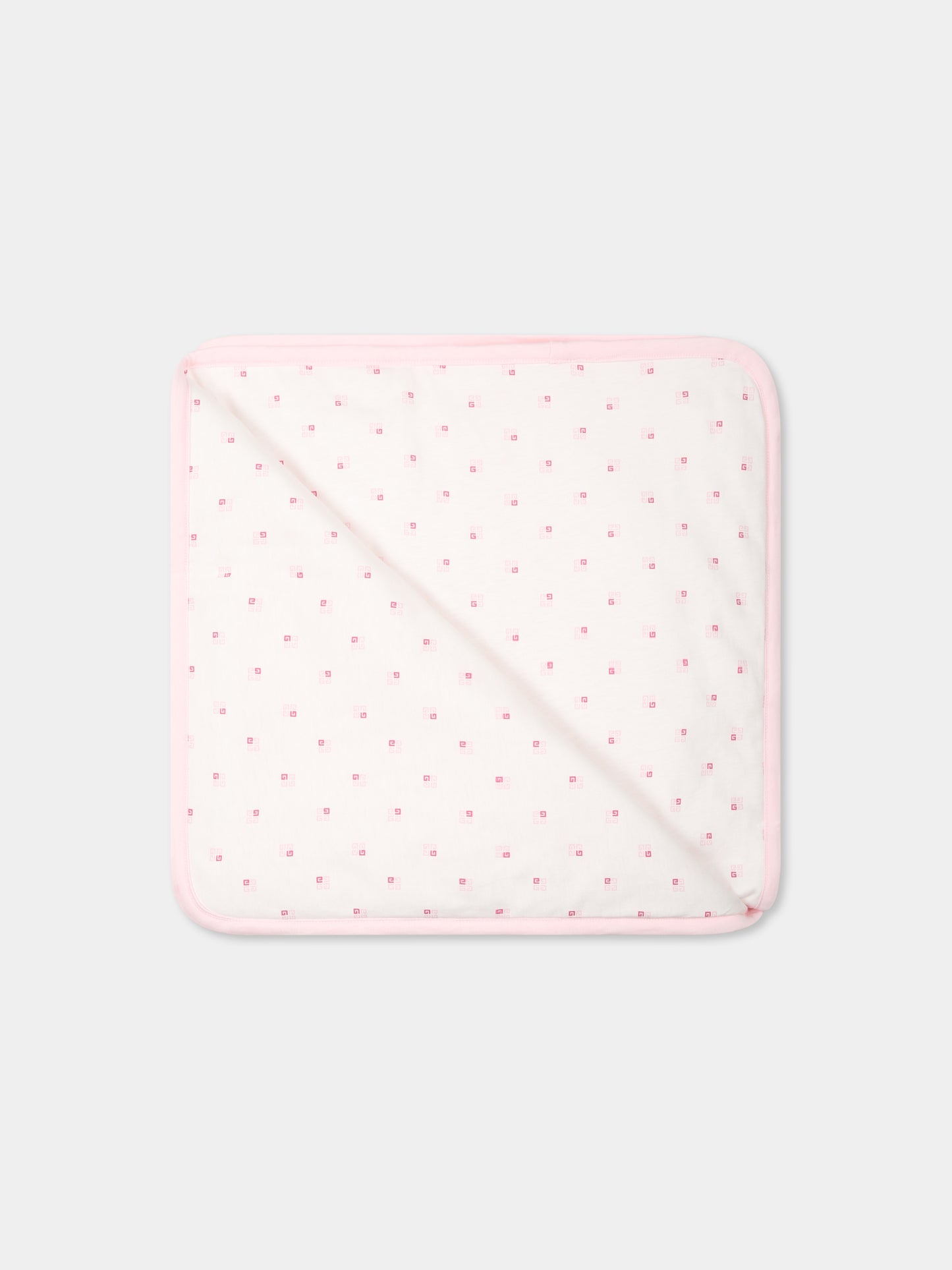 Couverture rose pour bébé fille avec logo