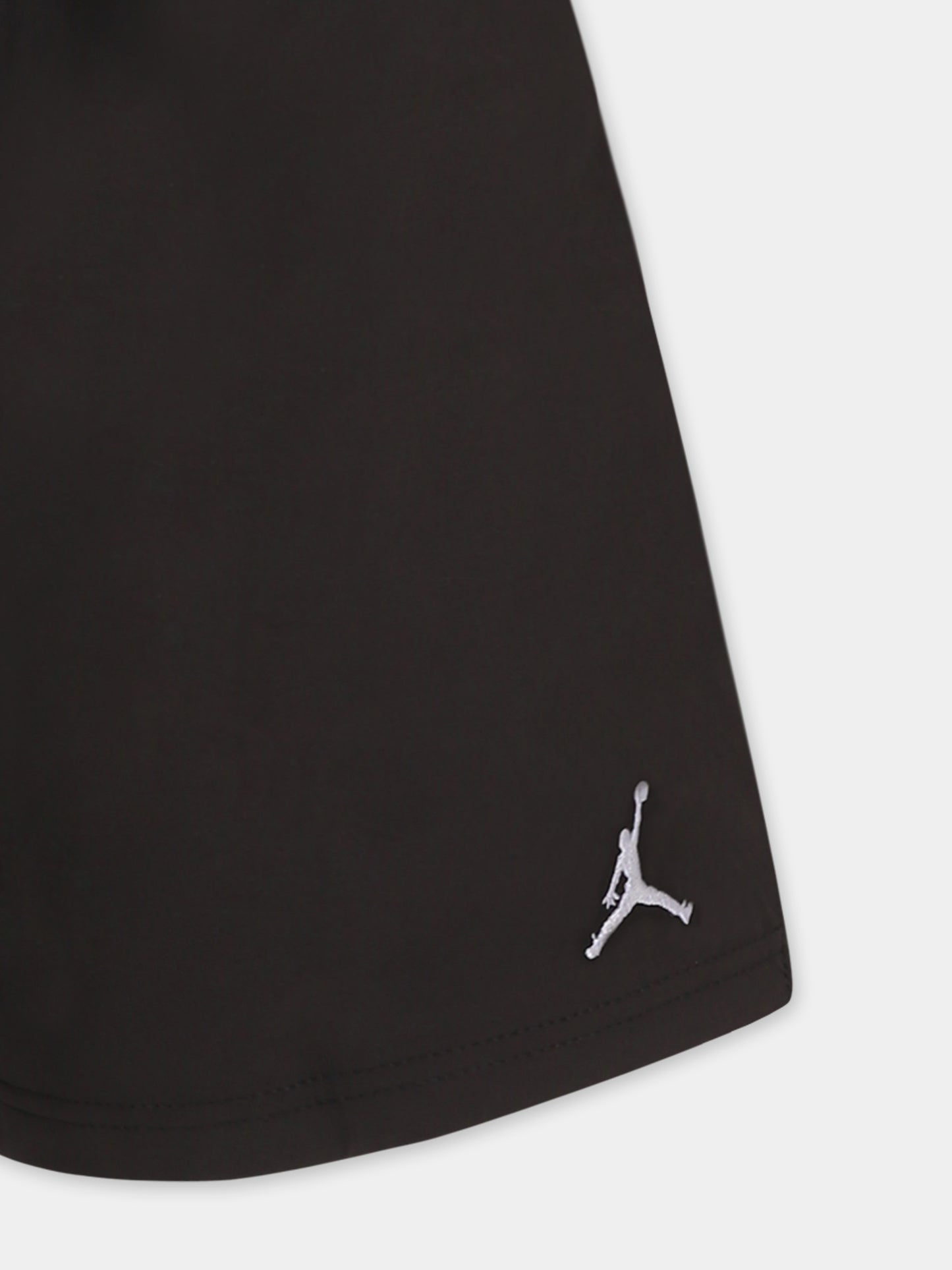 Shorts neri per bambino con Jumpman,Jordan,95D817 023