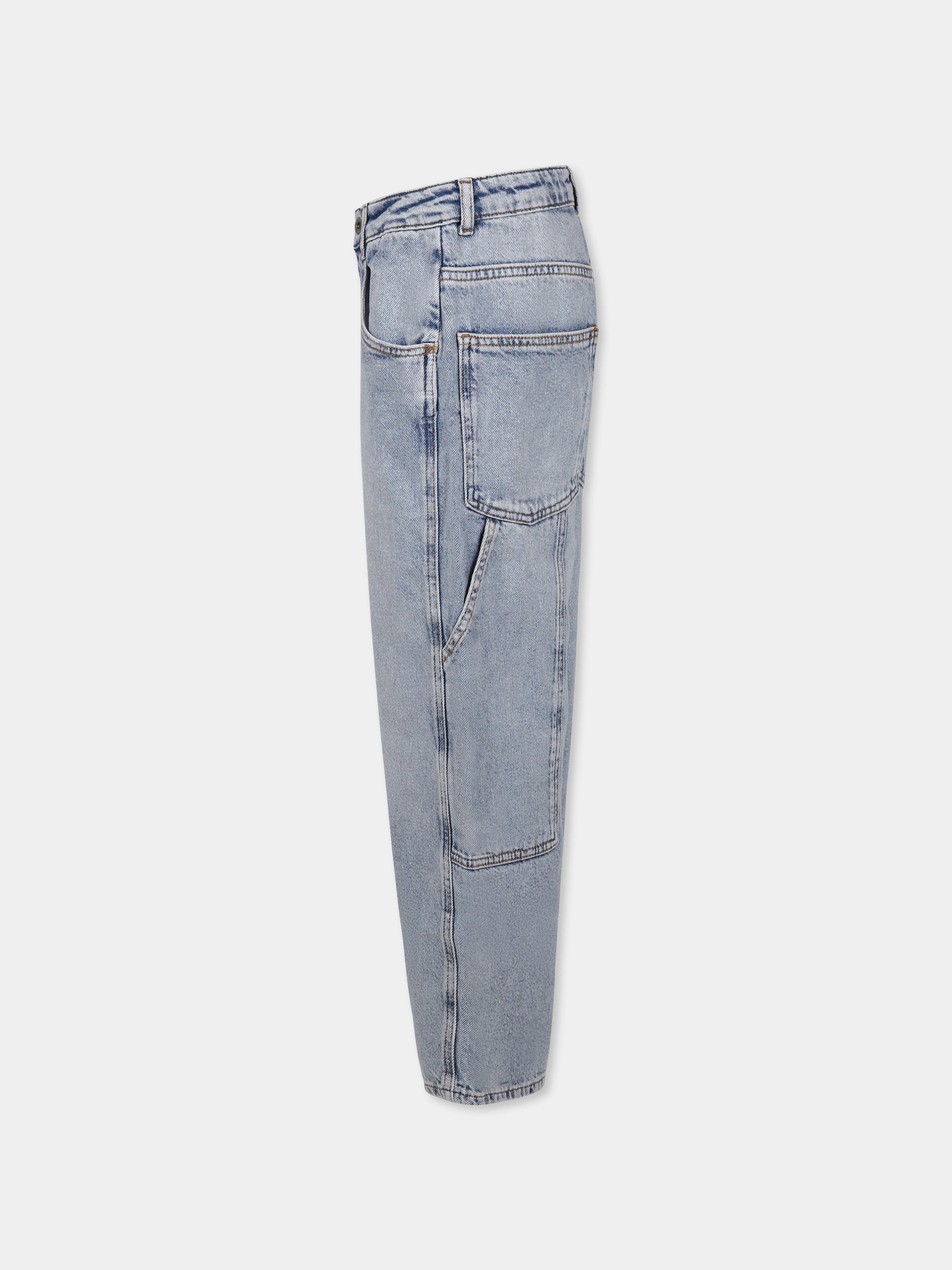 Jeans denim per bambino con aquilotto,Emporio Armani,EB000191 AF13299 MB003