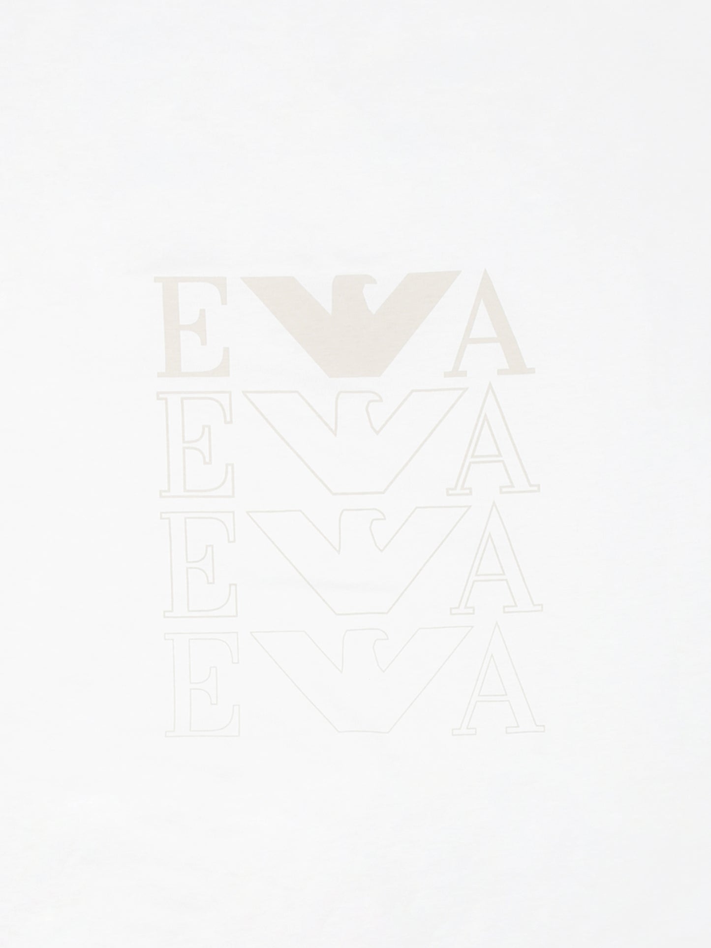 Couverture blanc pour bébé garçon avec logo beige