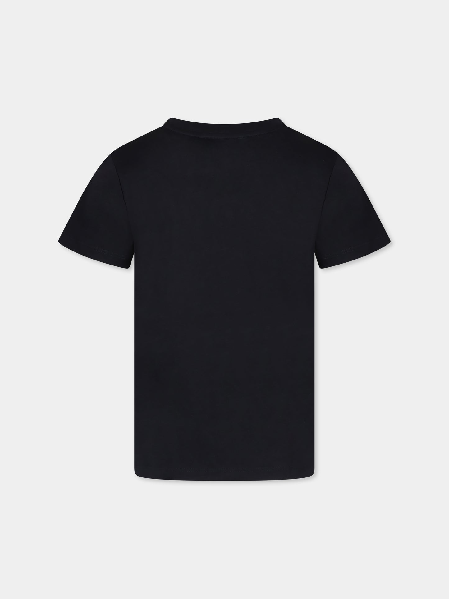 T-shirt blu per bambino con logo,Emporio Armani,EB000421 AF15013 MB005