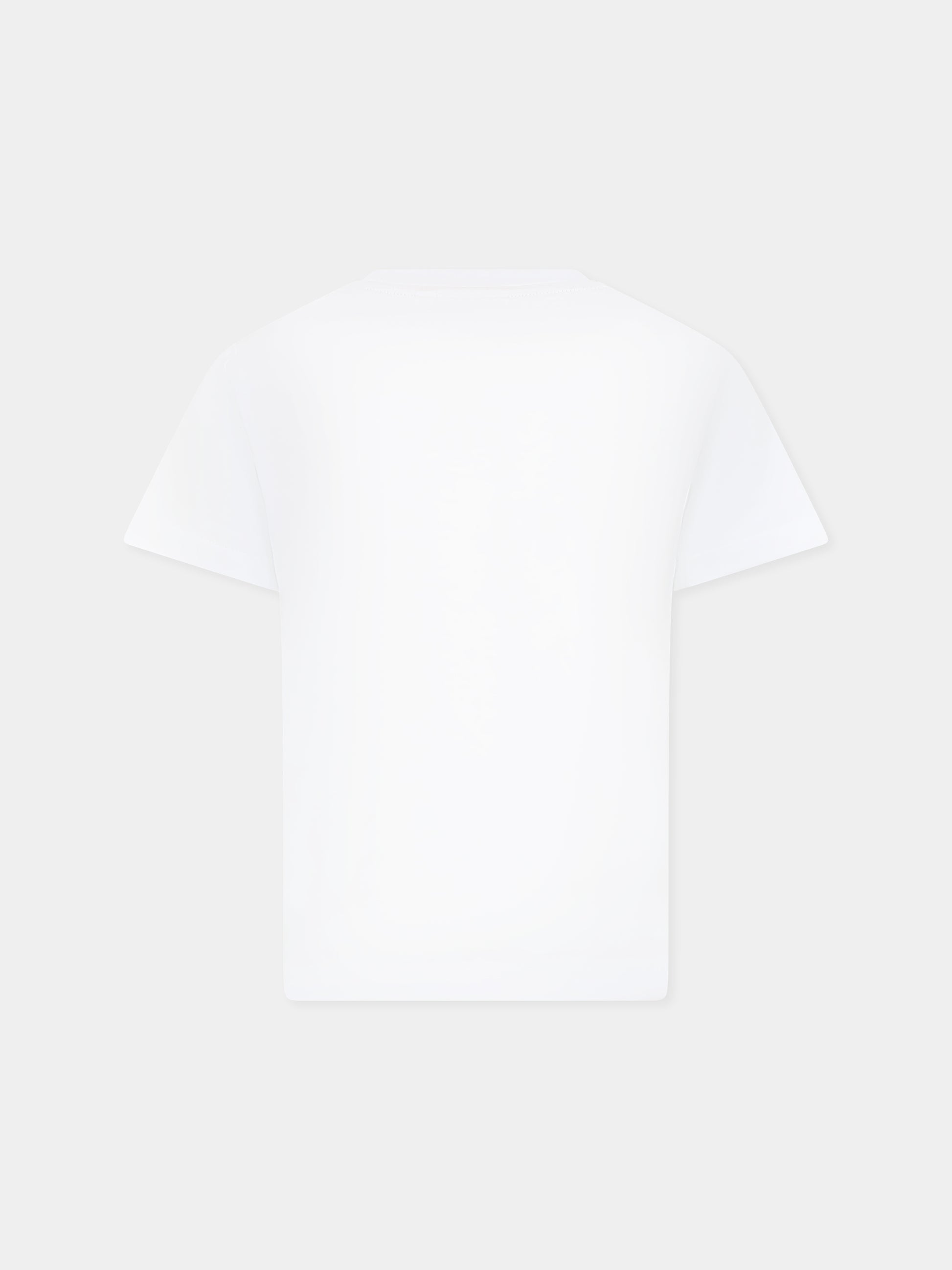 T-shirt bianca per bambino con logo,Hugo,G00334 10P