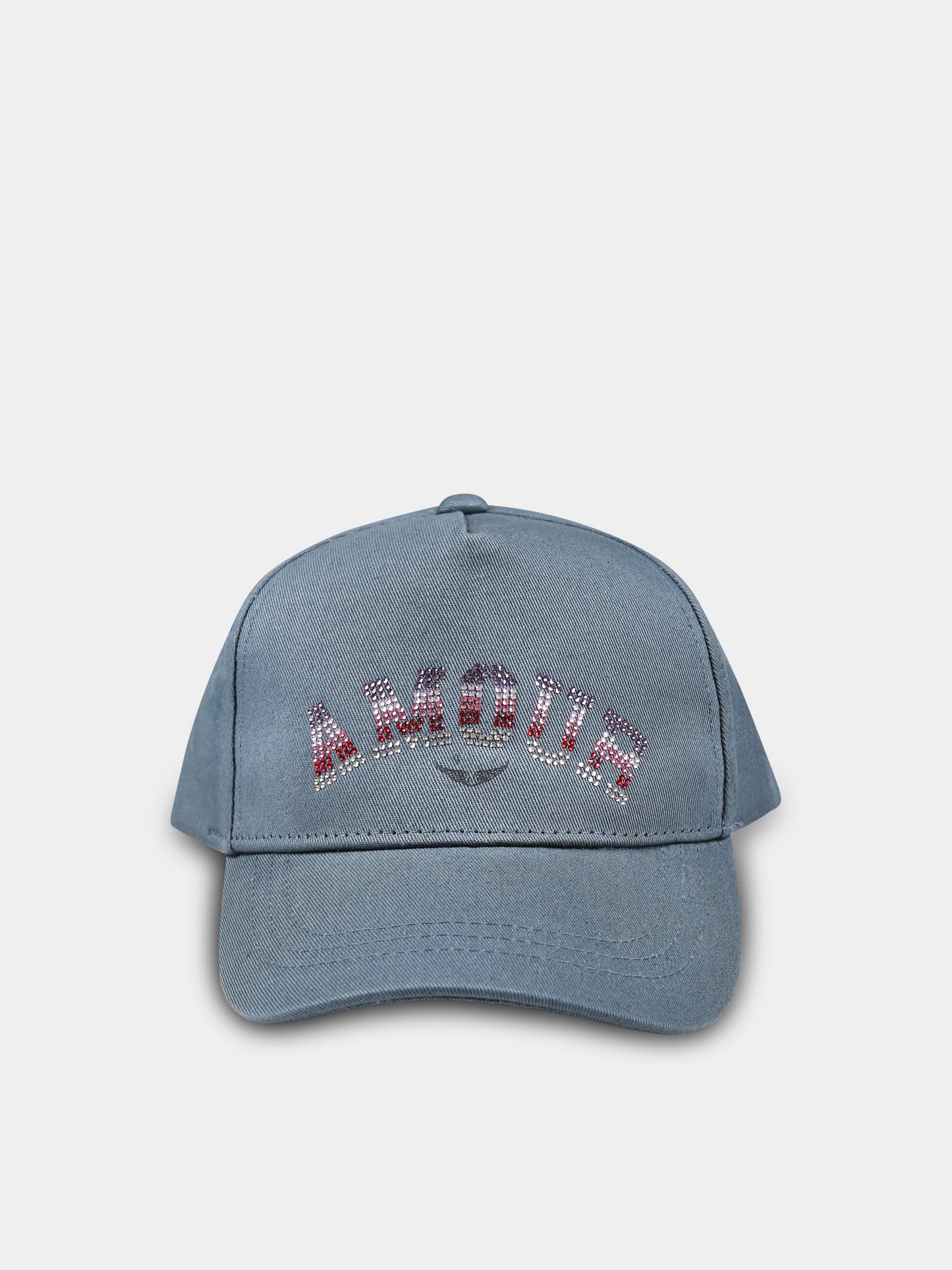 Cappello grigio per bambina con scritta,Zadig & Voltaire Kids,X60409 033