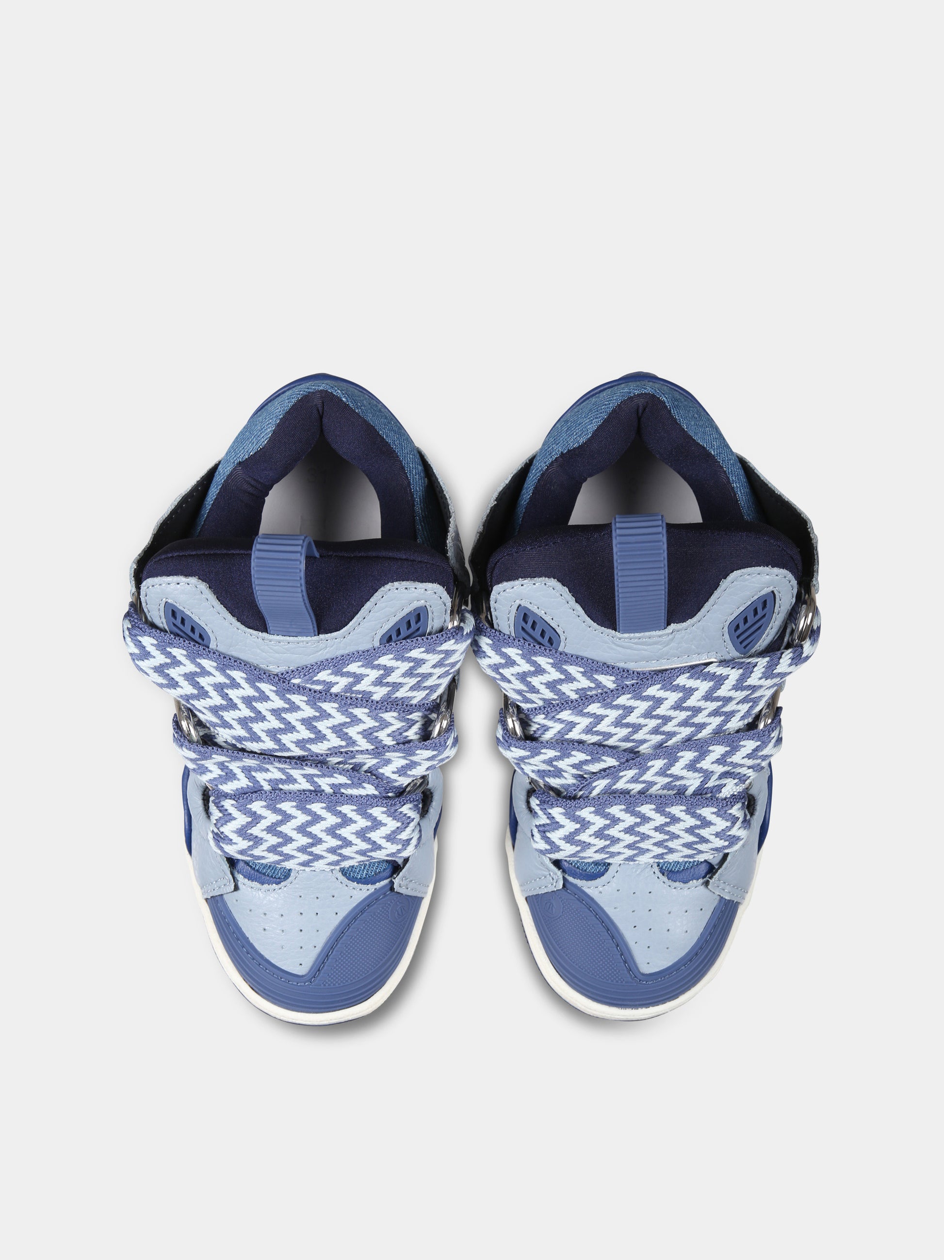 Sneakers celesti per bambini,Lanvin Petite,N30214 Z10