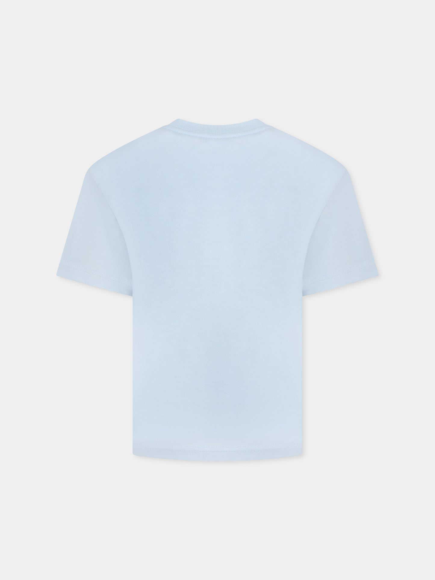 T-shirt bleu ciel pour garçon avec imprimé baskets Curb