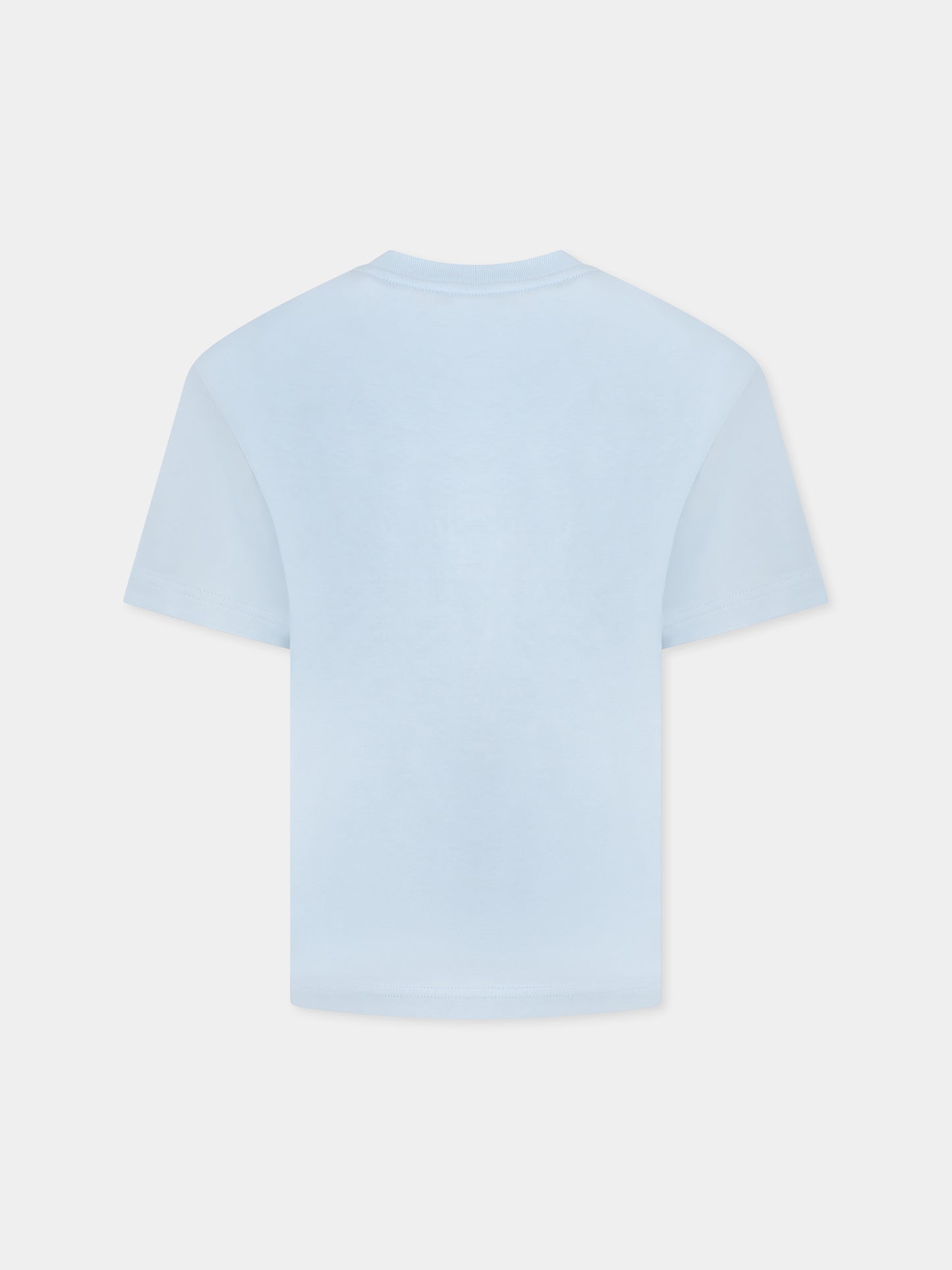 T-shirt bleu ciel pour garçon avec imprimé baskets Curb