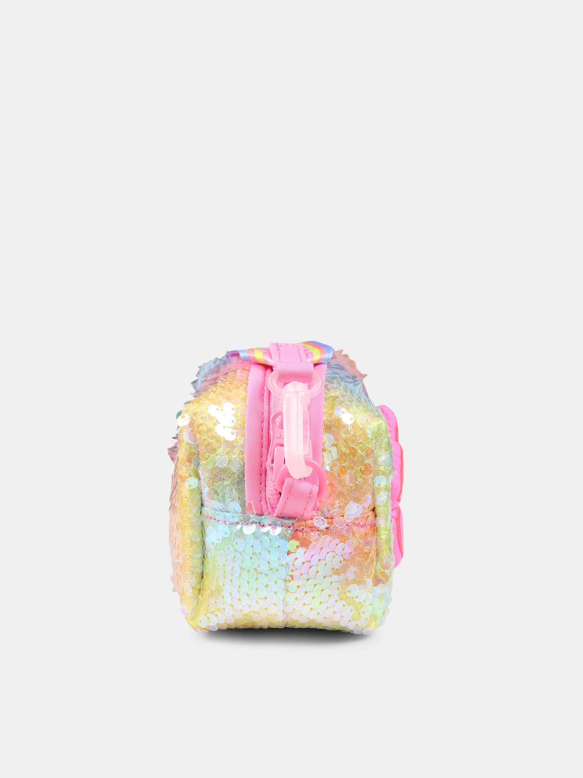 Pochette multicolor per bambina con fiore,Billieblush,U21098 462