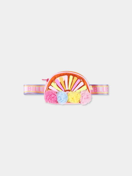 Marsupio rosa per bambina con sole,Billieblush,U20776 41K