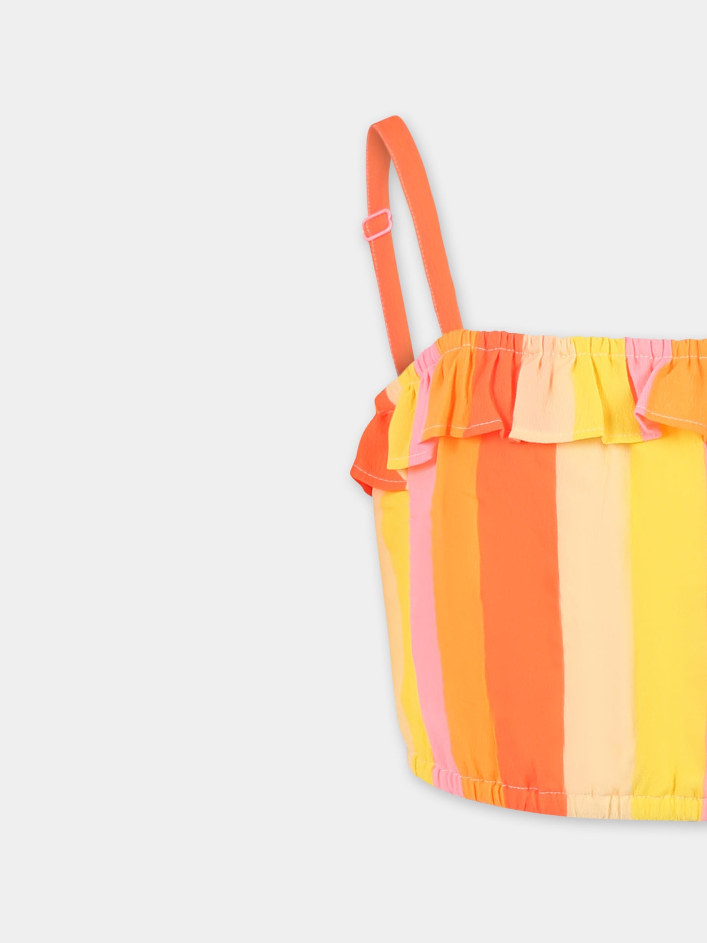 Top multicolore pour fille