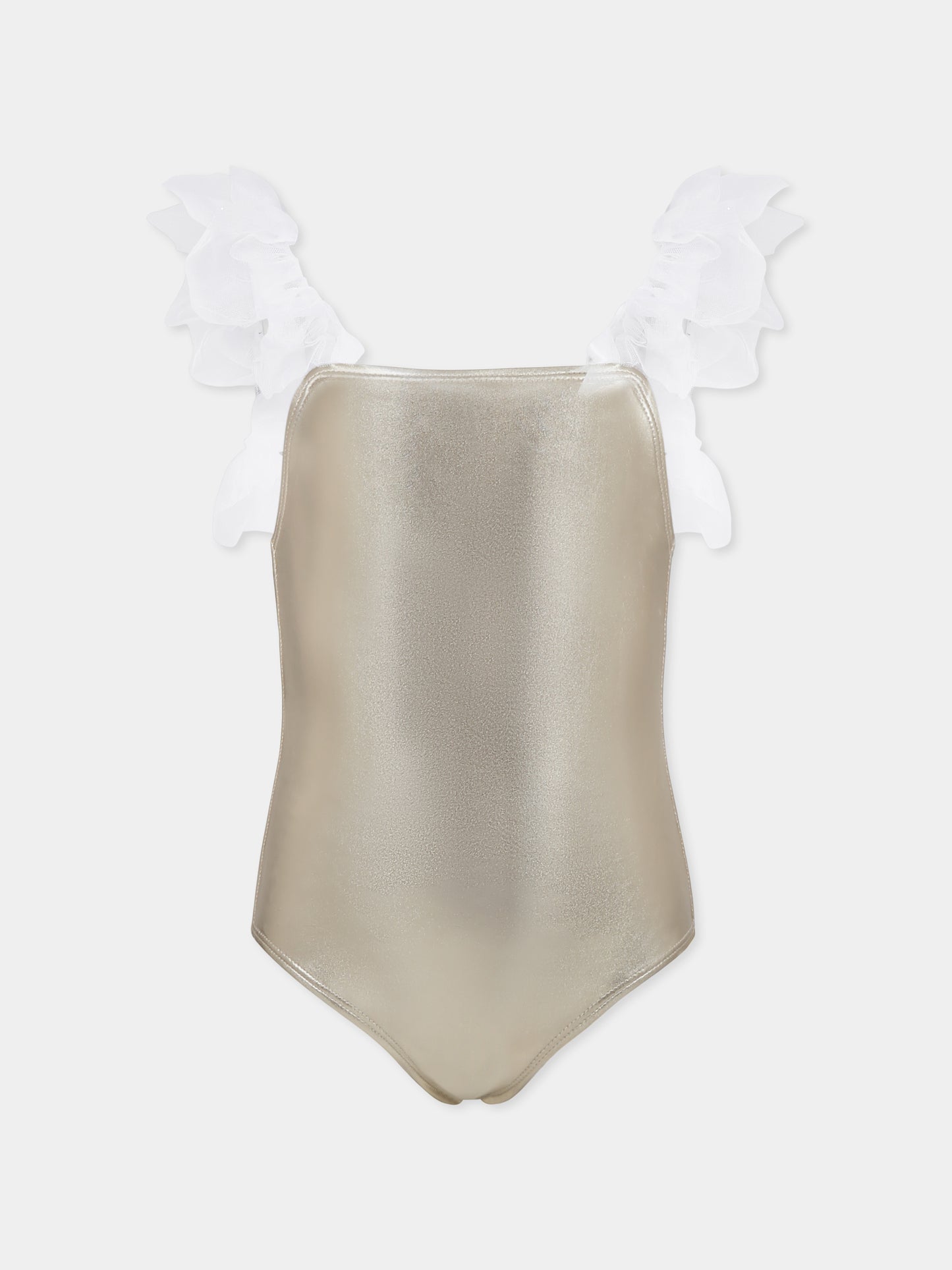 Maillot de bain doré pour fille