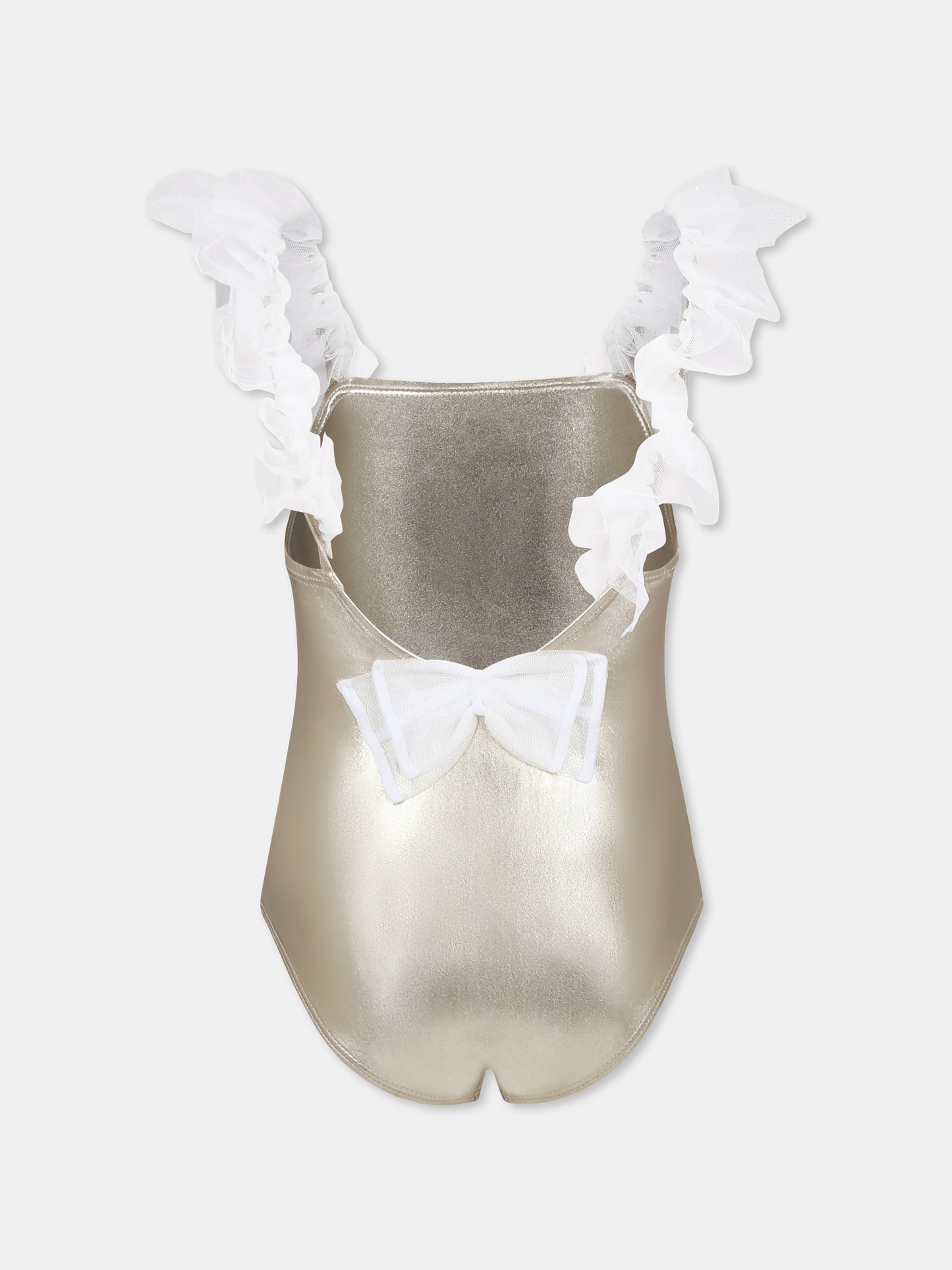 Maillot de bain doré pour fille