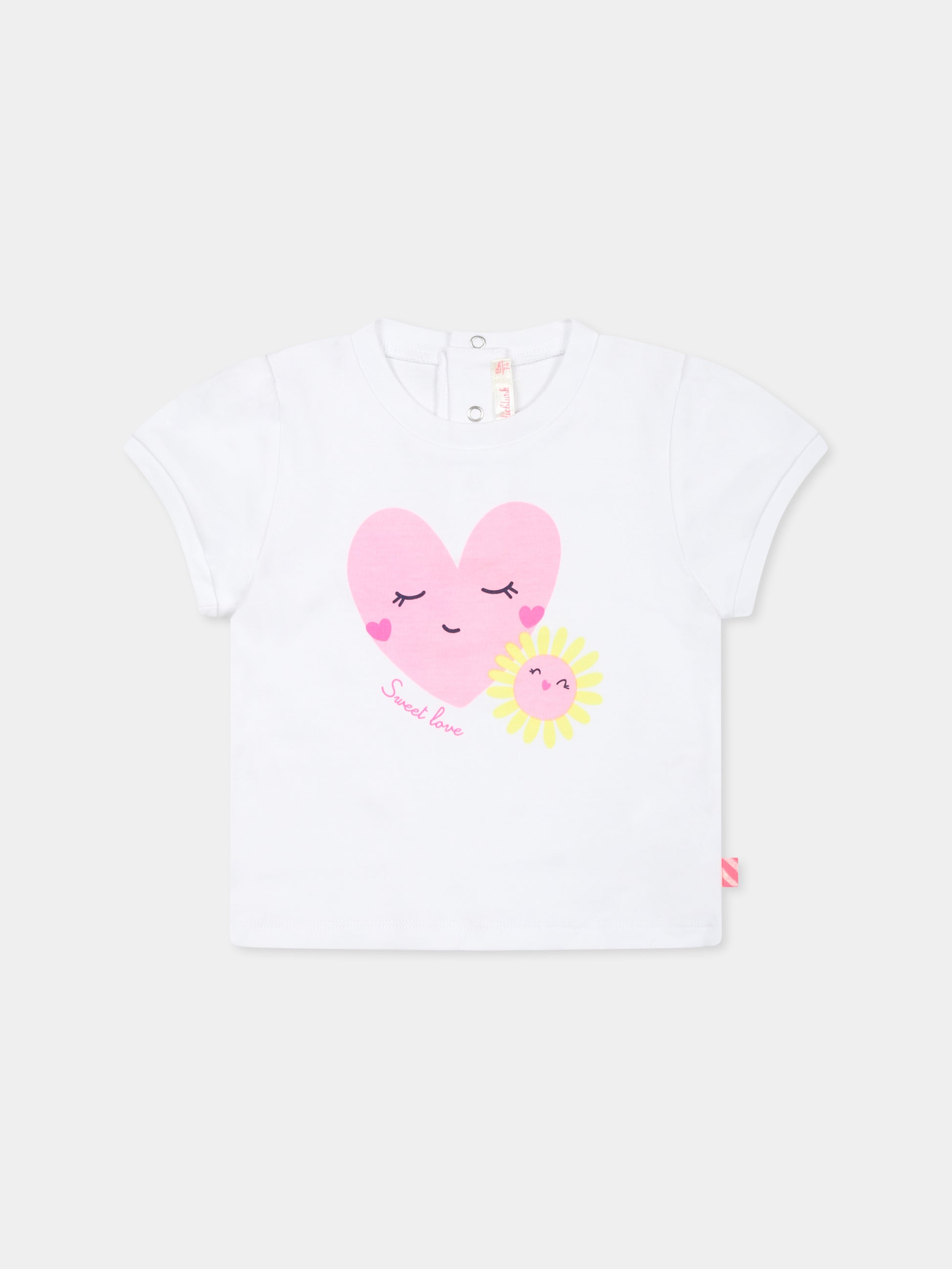 Completo rosa per neonata con fiore,Billieblush,U21107 N34