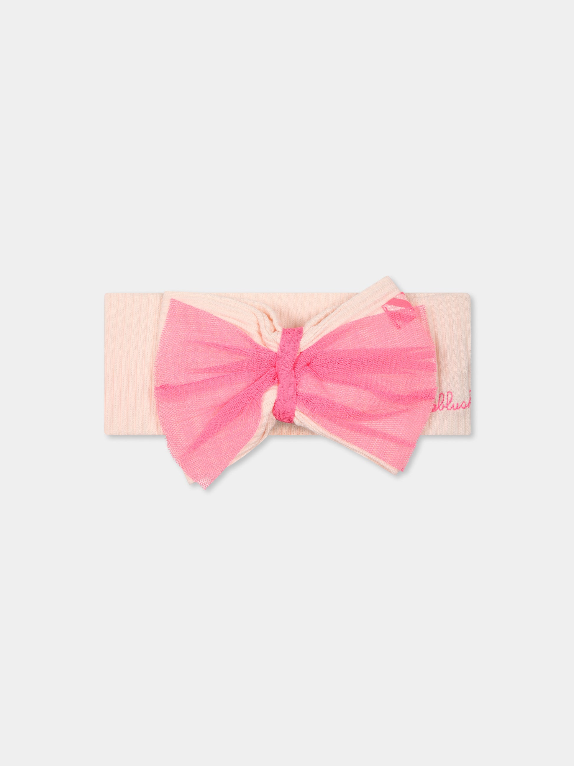 Fascia rosa per neonata con fiocco,Billieblush,U21091 45S